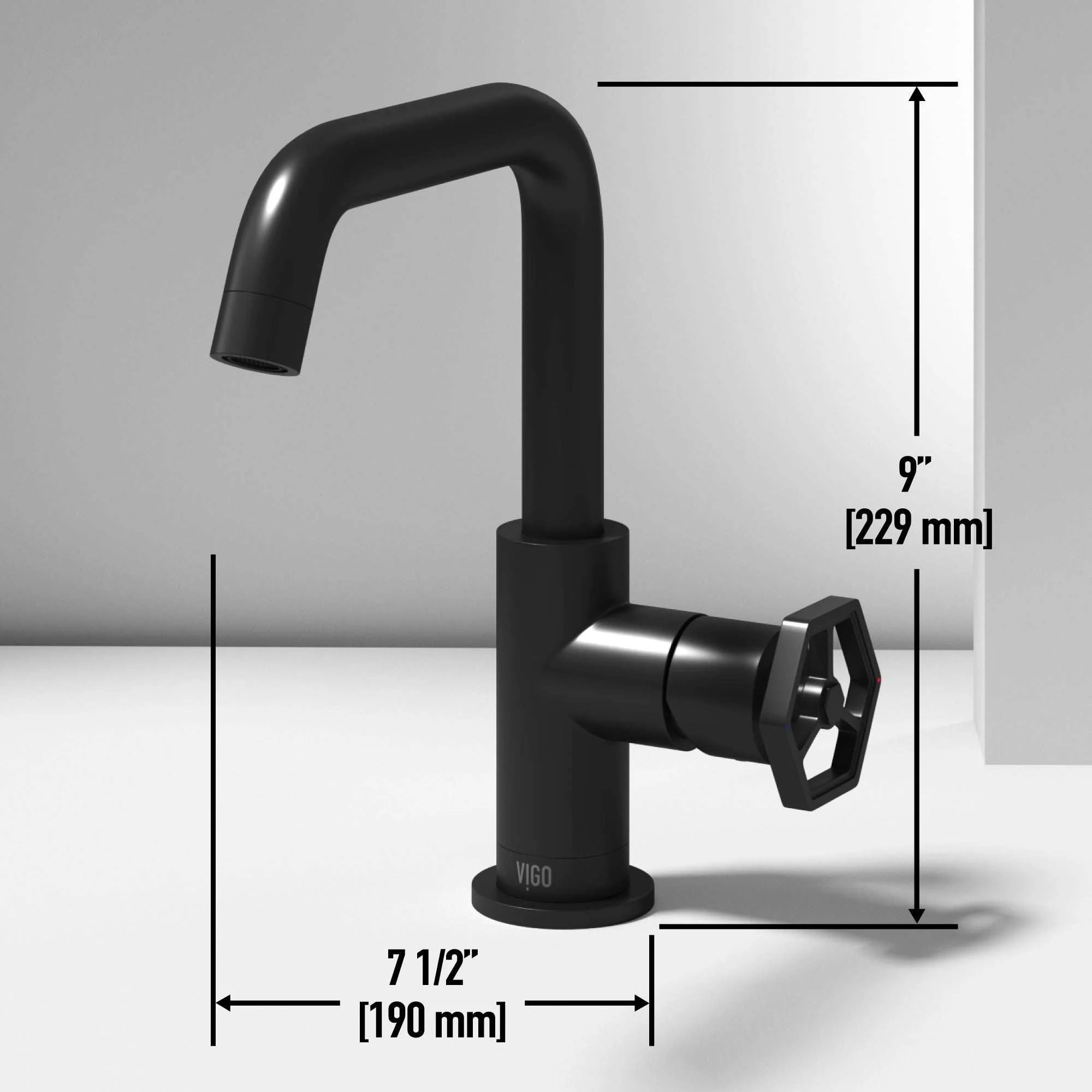 Hart Ruxton Single Hole Bathroom Faucet – Knurled Control Handle Design - Image 28