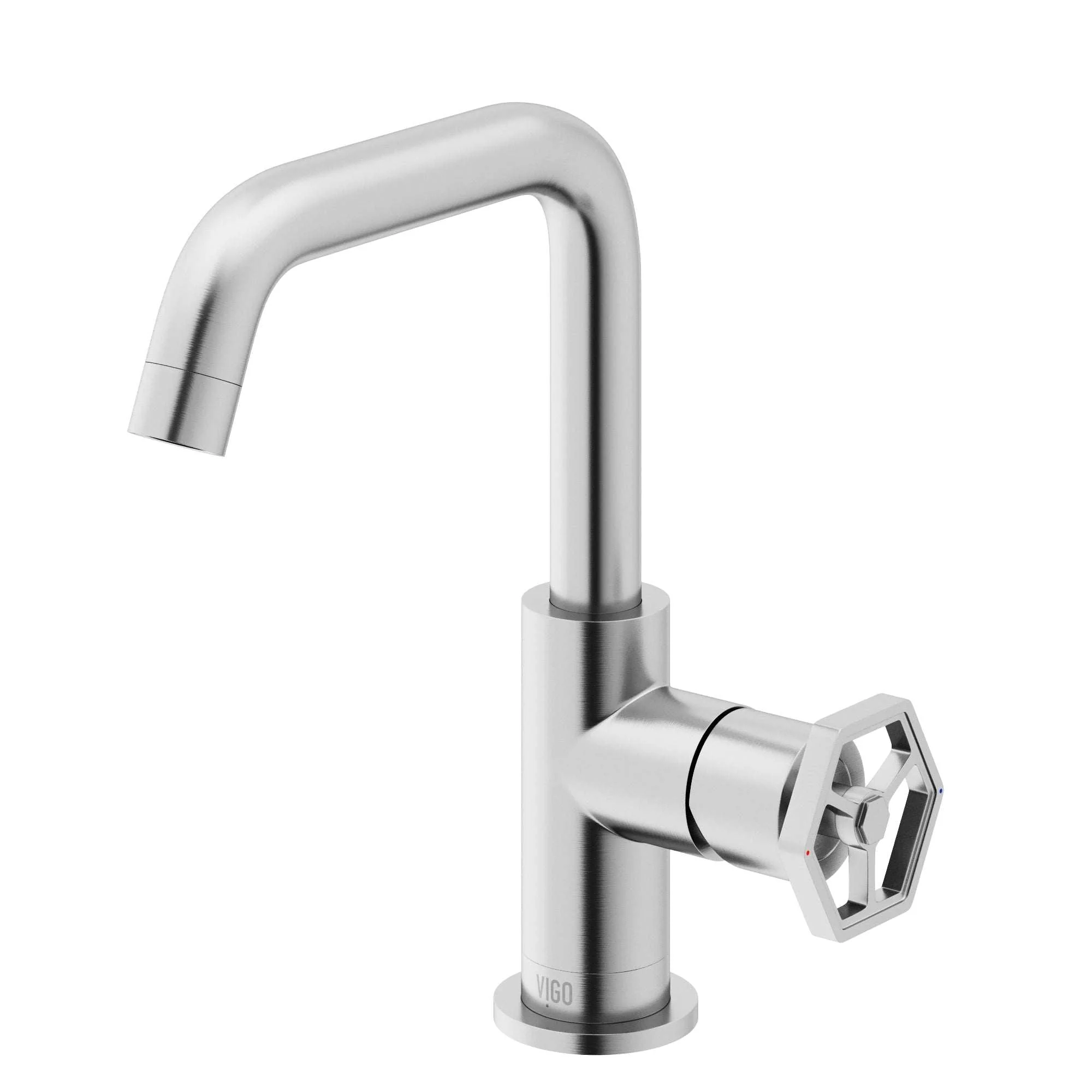 Hart Ruxton Single Hole Bathroom Faucet – Knurled Control Handle Design - Image 3