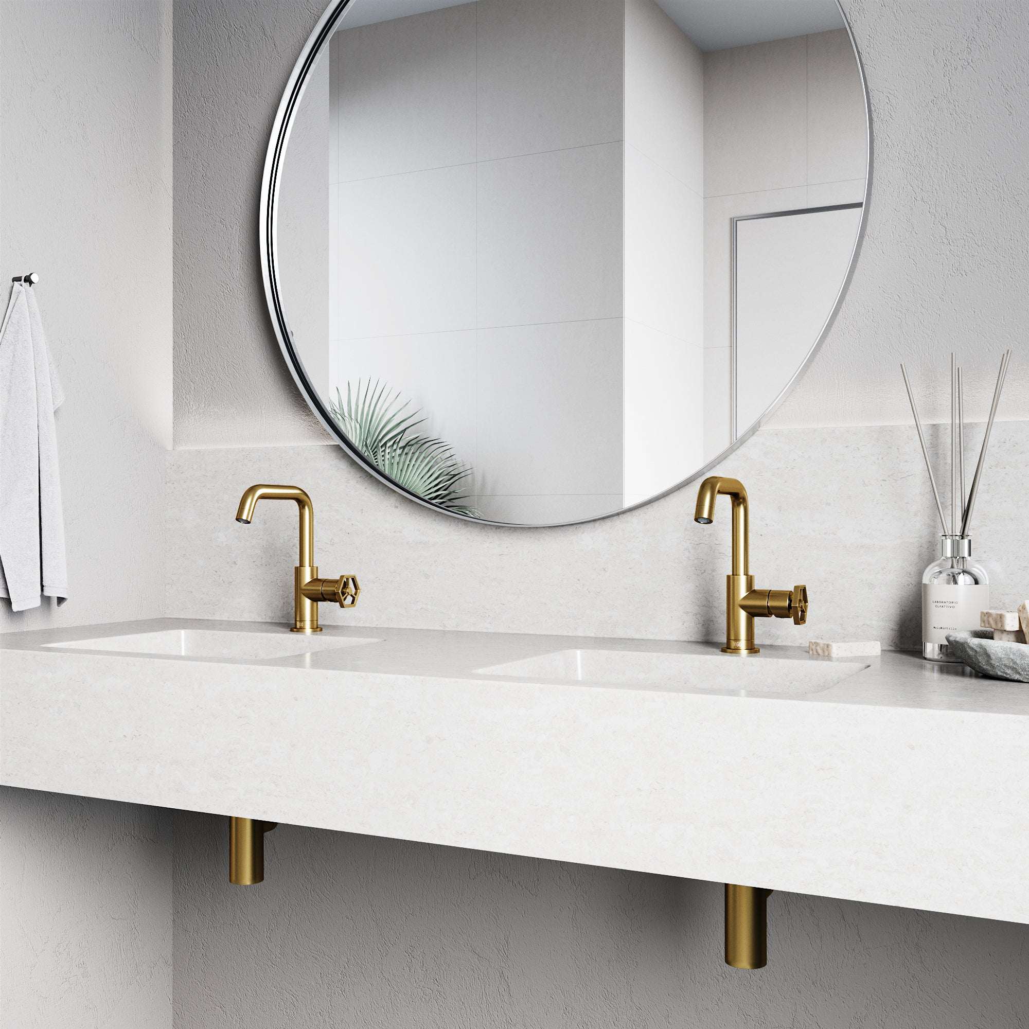 Hart Ruxton Single Hole Bathroom Faucet – Knurled Control Handle Design - Image 35