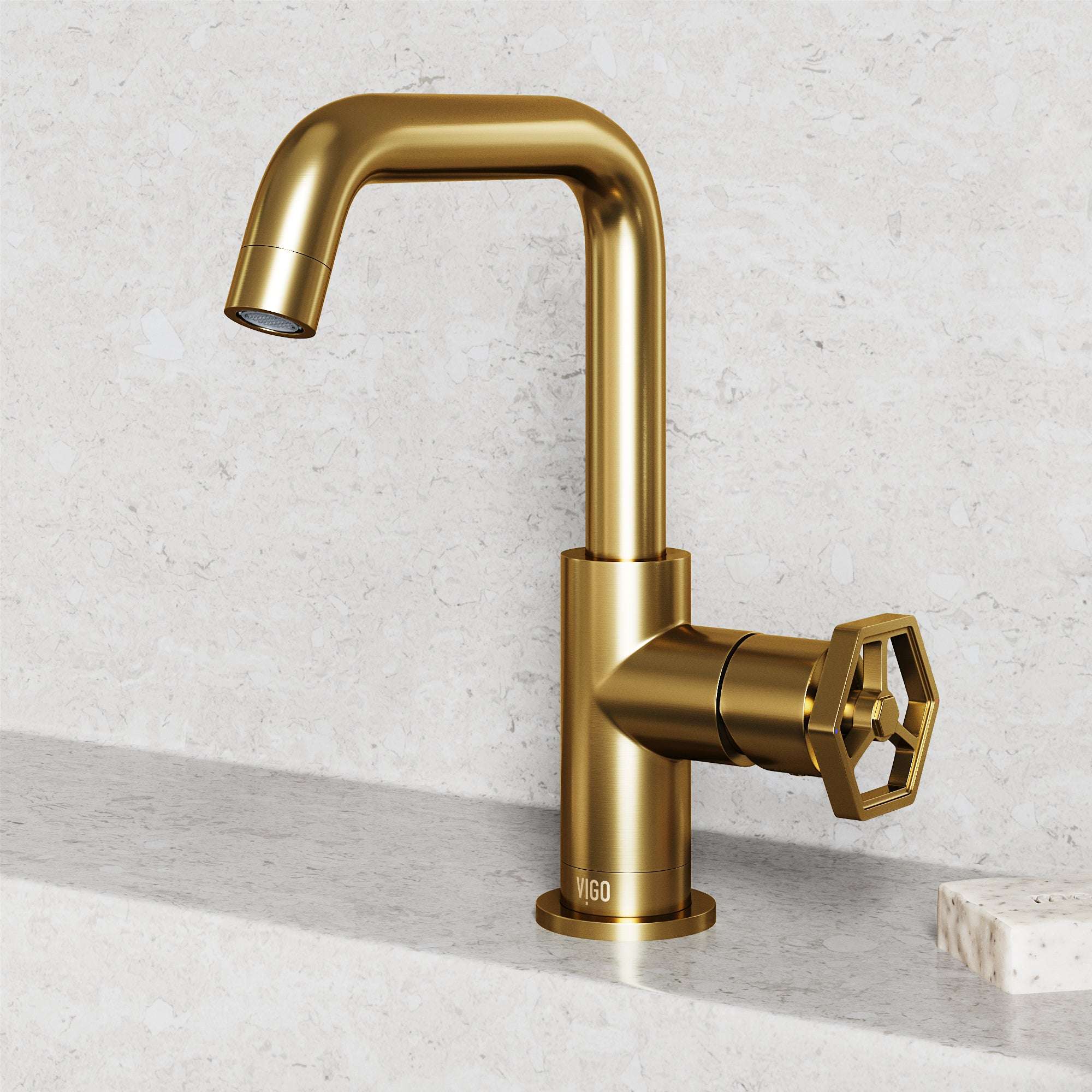Hart Ruxton Single Hole Bathroom Faucet – Knurled Control Handle Design - Image 37