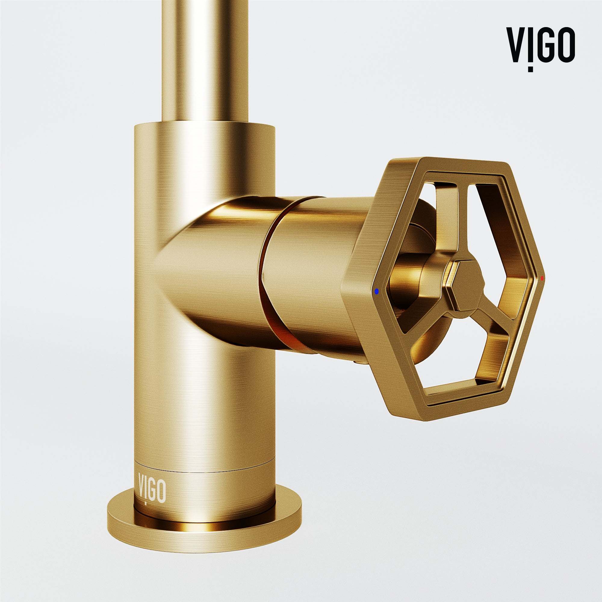 Hart Ruxton Single Hole Bathroom Faucet – Knurled Control Handle Design - Image 42