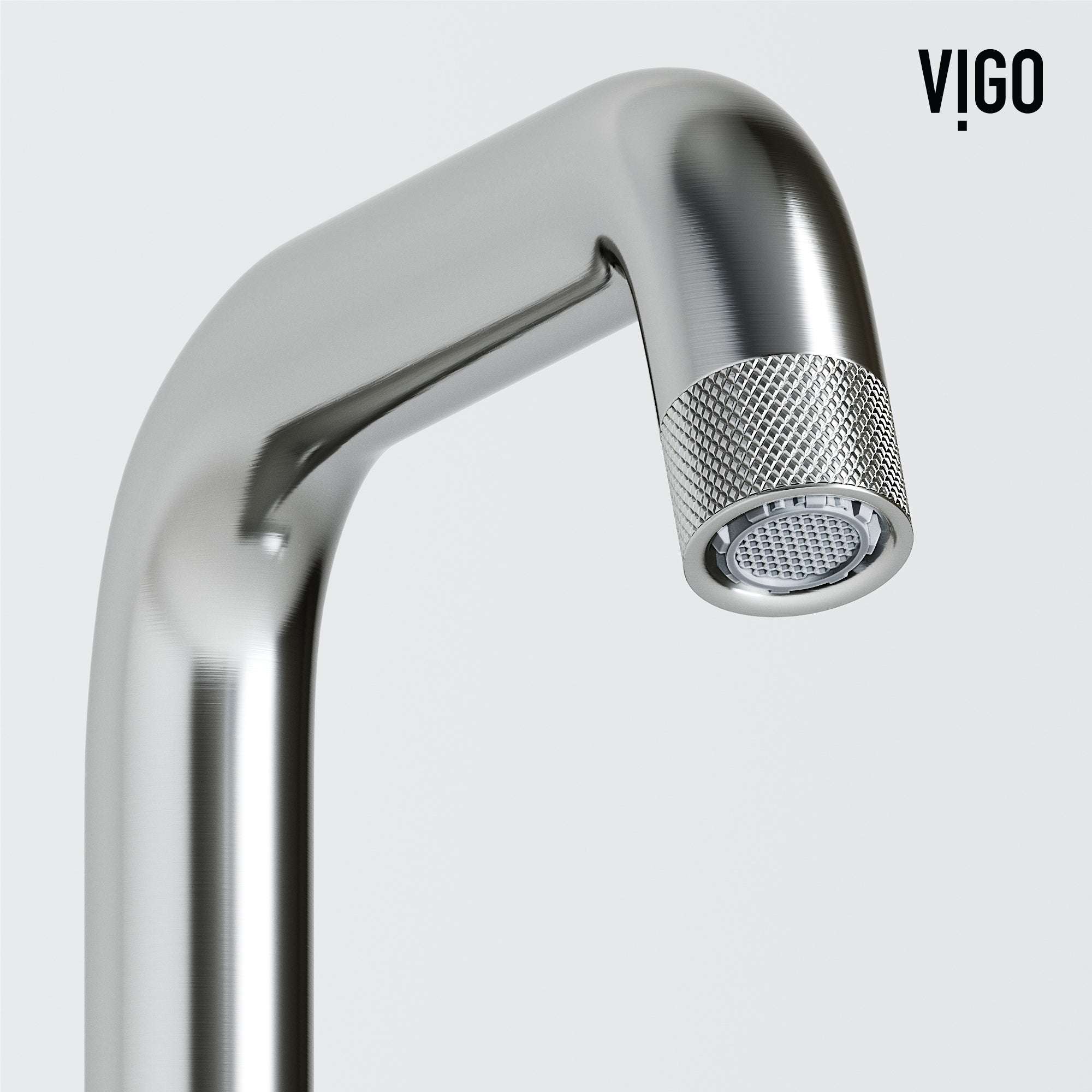 Hart Ruxton Single Hole Bathroom Faucet – Knurled Control Handle Design - Image 8