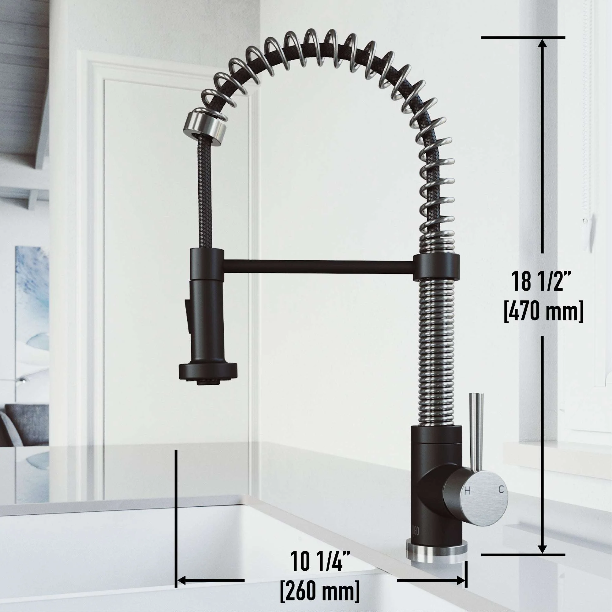 Edison Pull-Down Kitchen Spray Faucet - Image 101