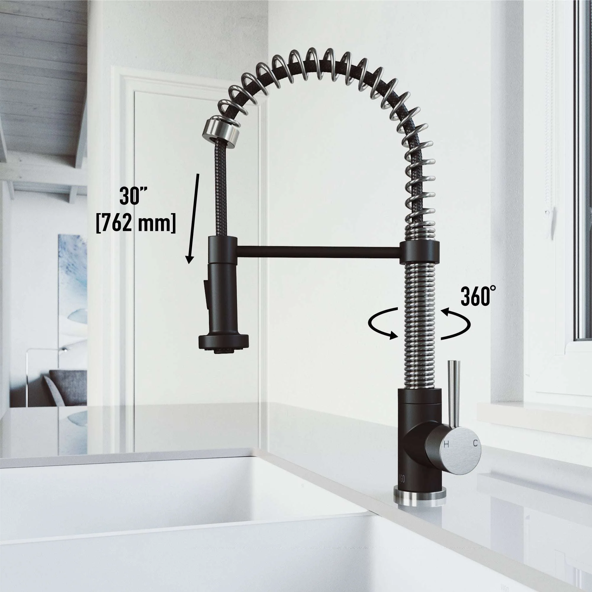 Edison Pull-Down Kitchen Spray Faucet - Image 102
