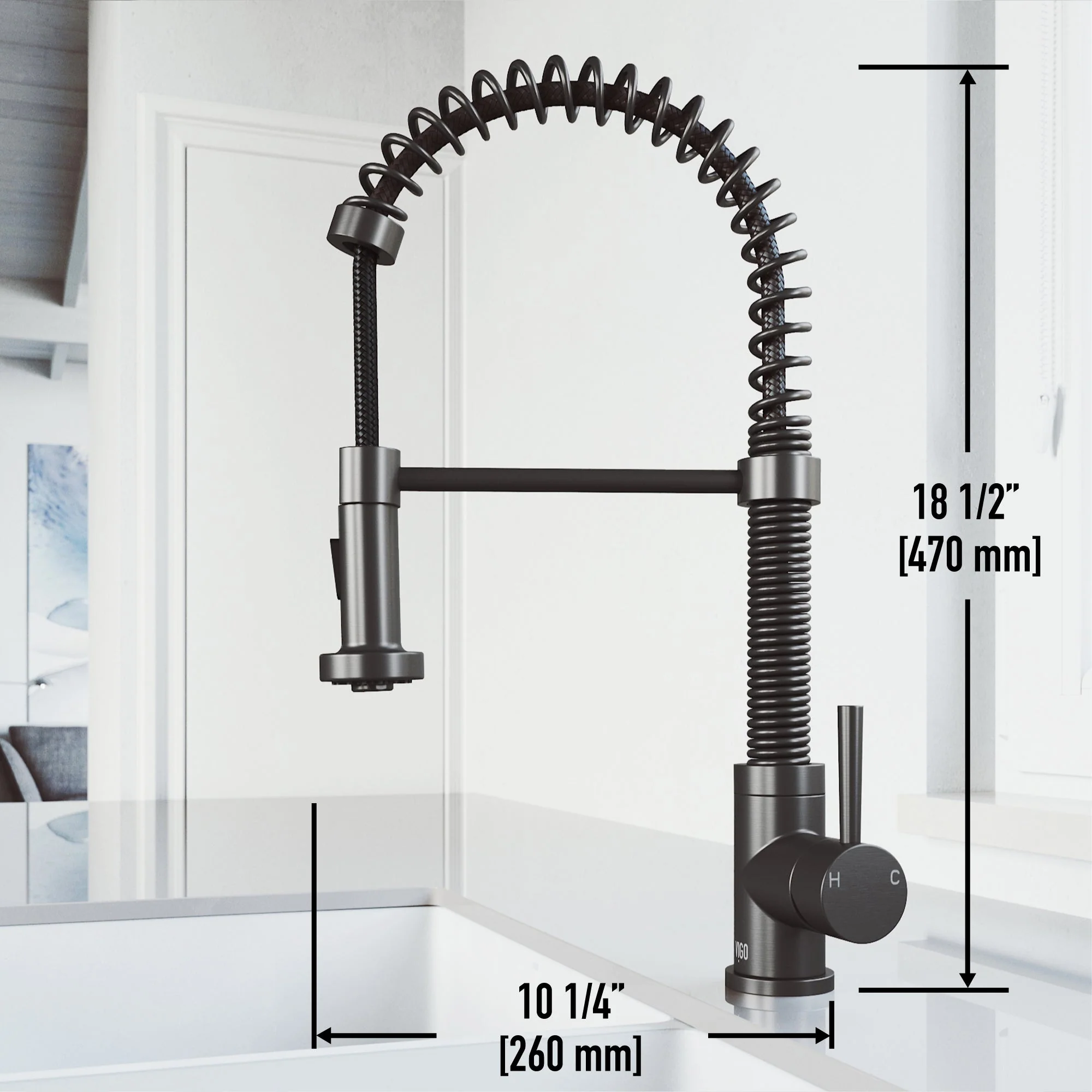 Edison Pull-Down Kitchen Spray Faucet - Image 19