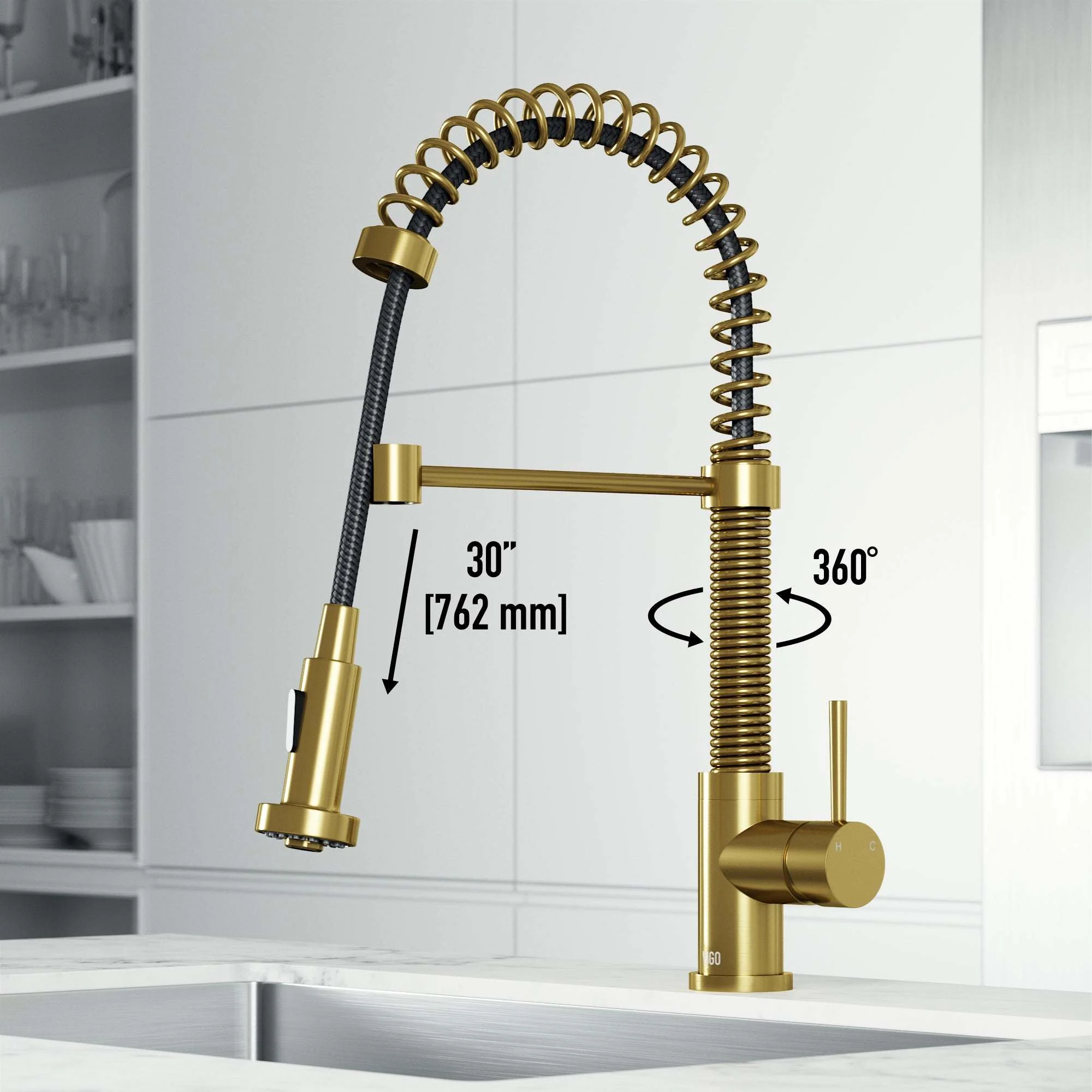 Edison Pull-Down Kitchen Spray Faucet - Image 55