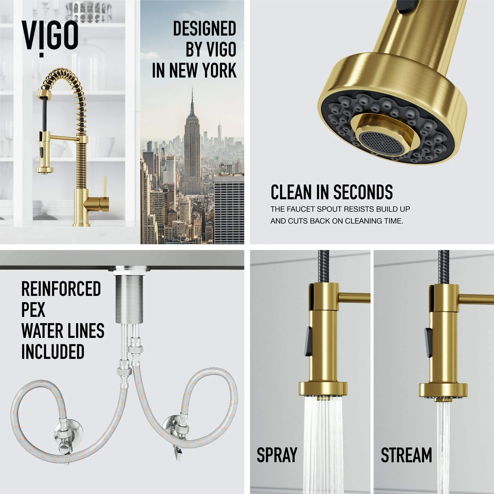 Edison Pull-Down Kitchen Spray Faucet - Image 56