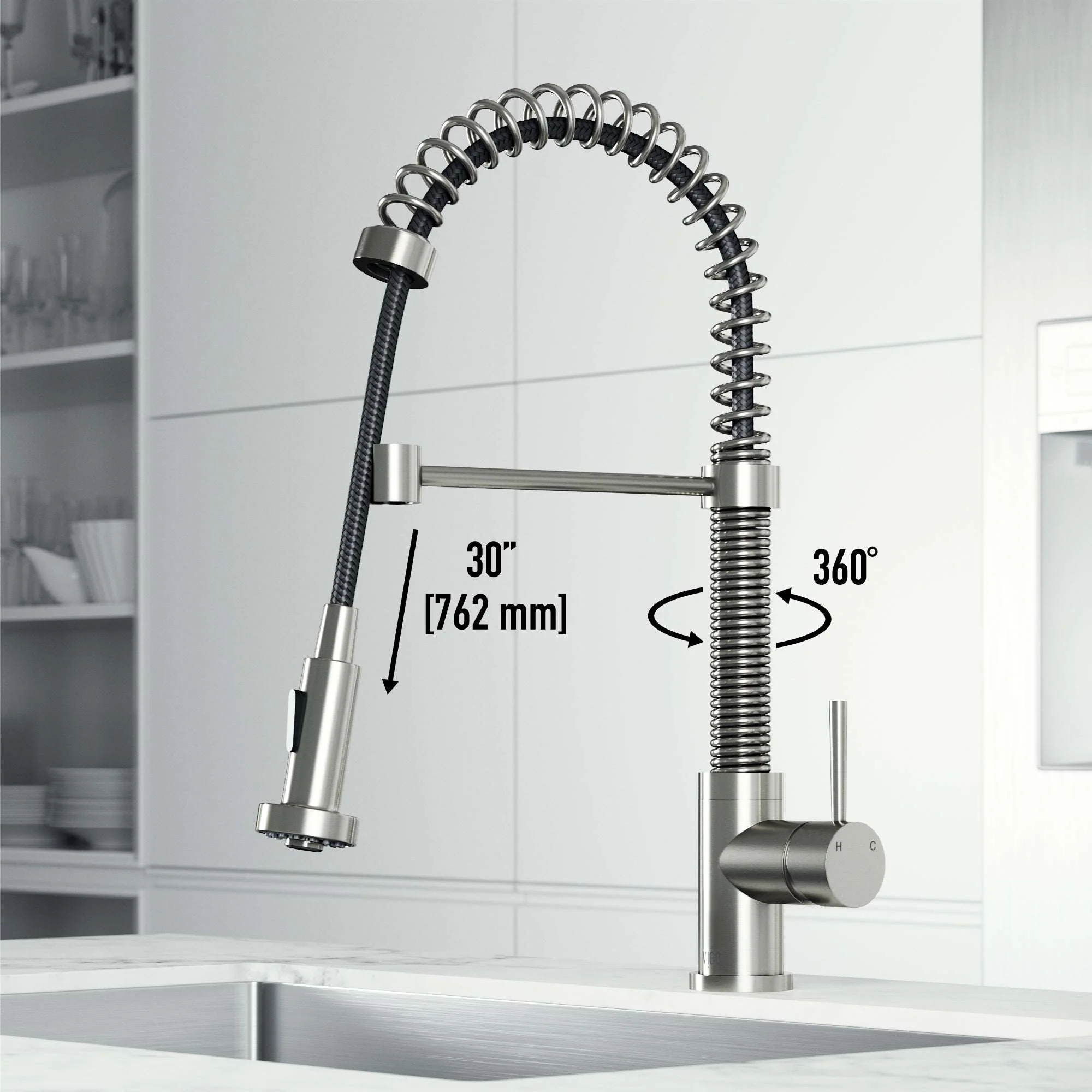 Edison Pull-Down Kitchen Spray Faucet - Image 85