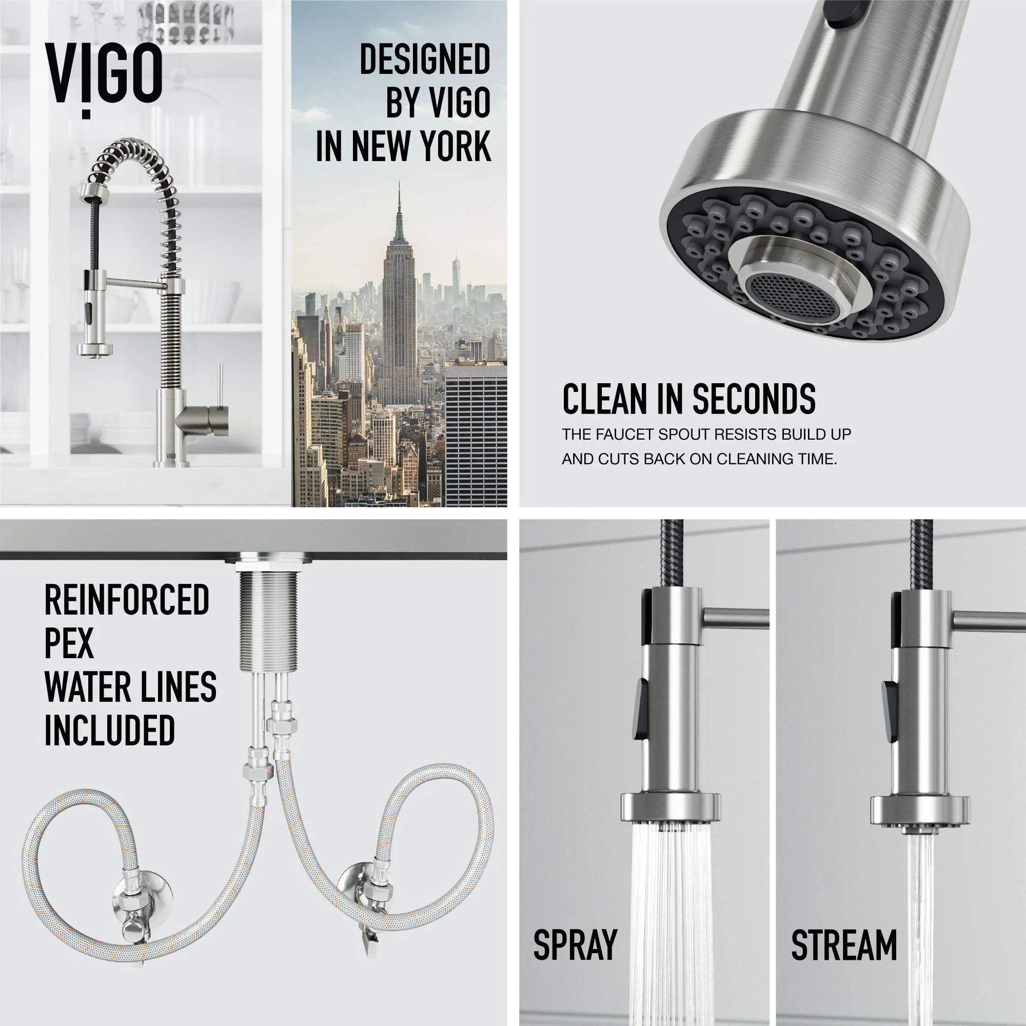 Edison Pull-Down Kitchen Spray Faucet - Image 86