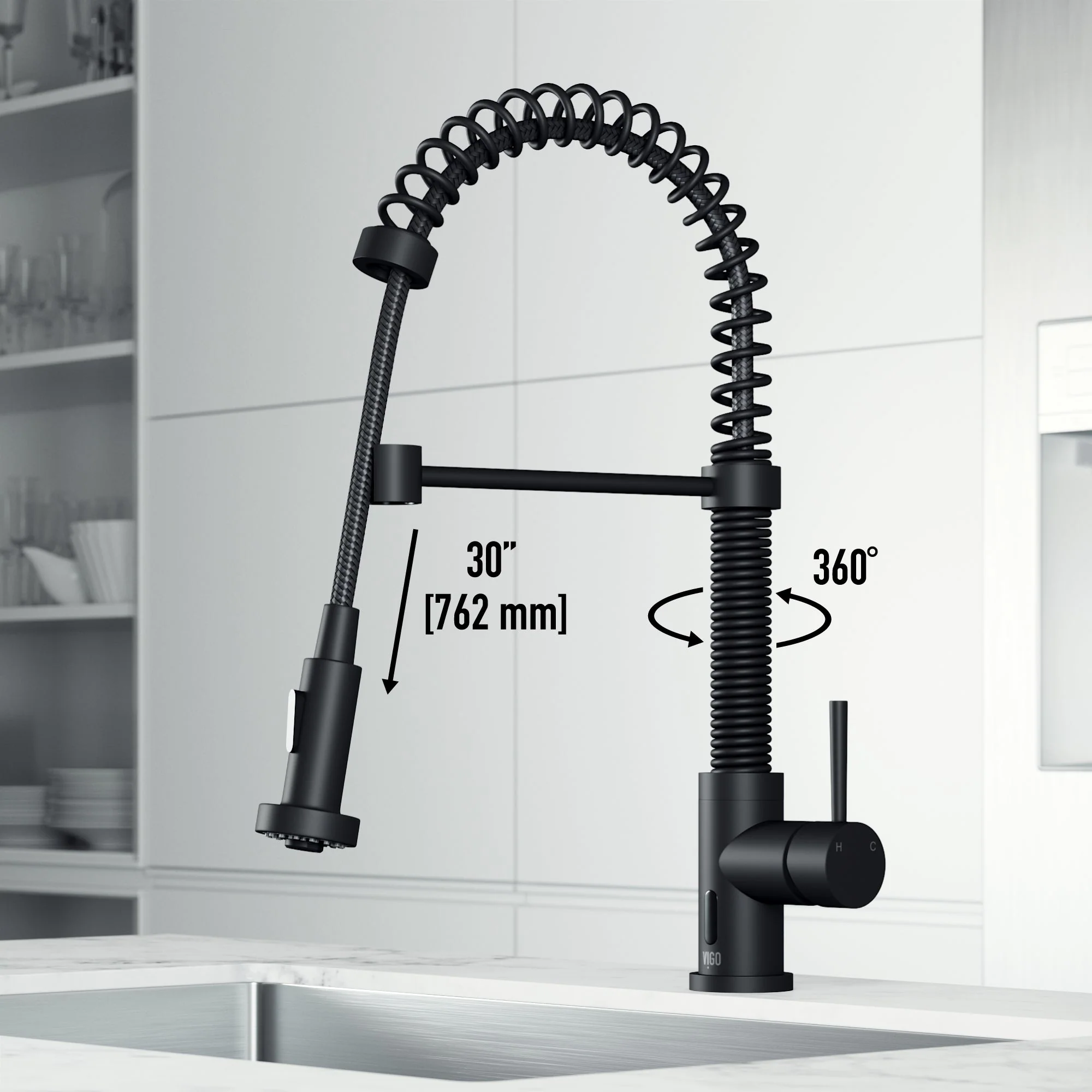 Edison Touchless Pull-Down Kitchen Faucet - Image 23