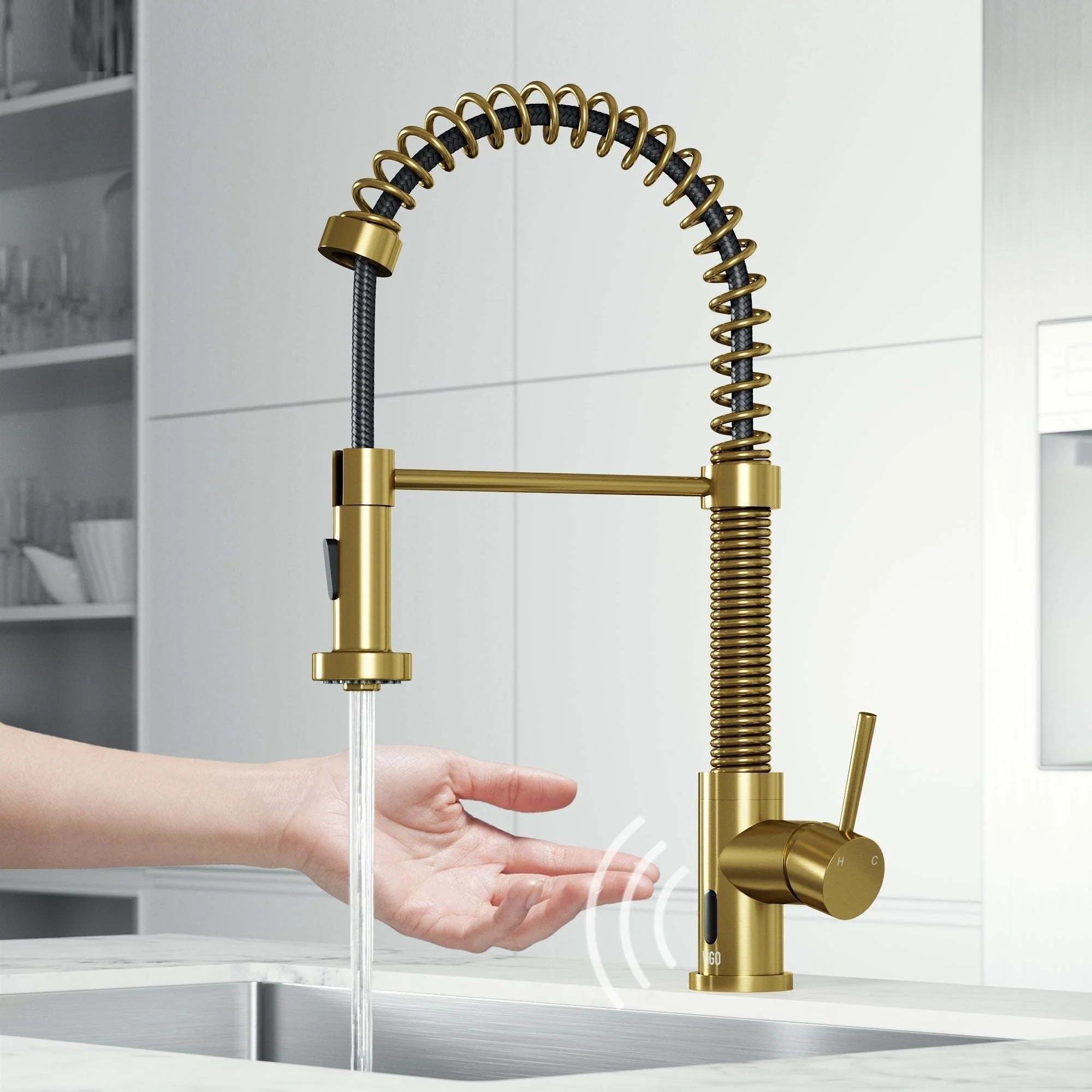 Edison Touchless Pull-Down Kitchen Faucet - Image 31