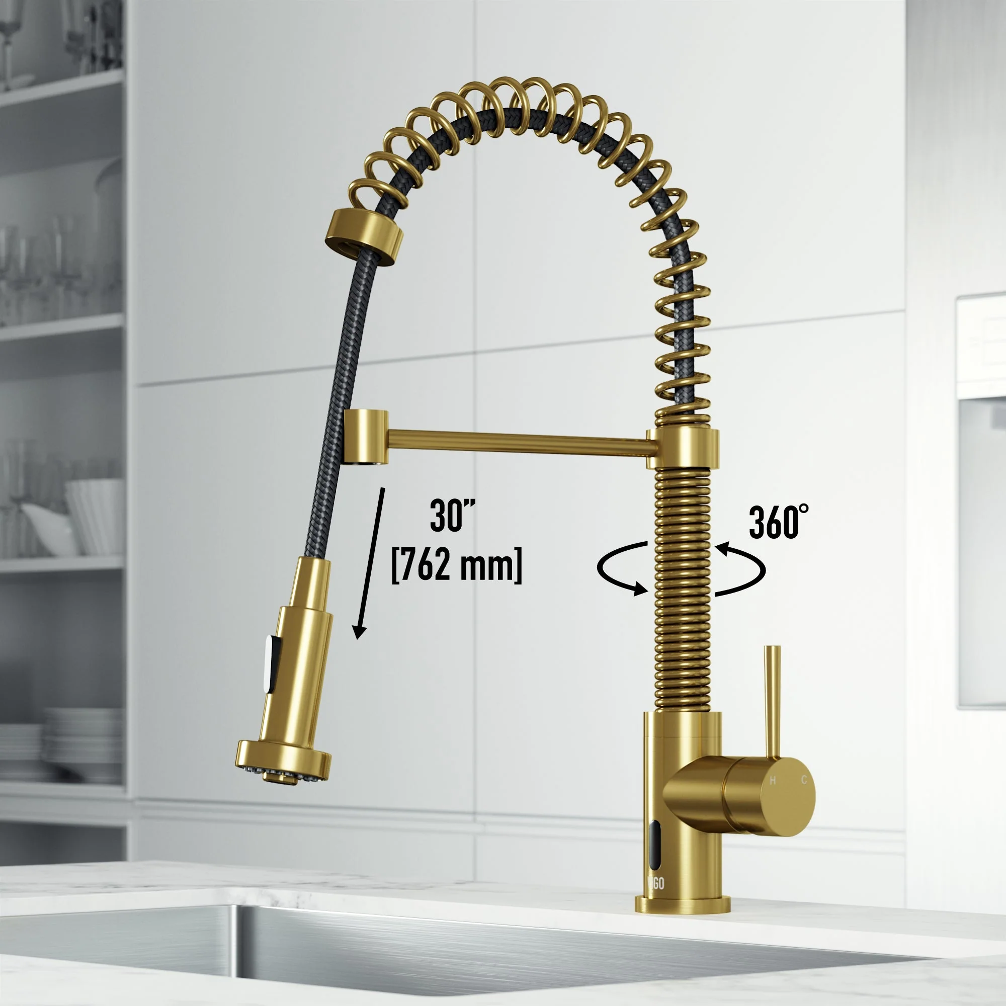 Edison Touchless Pull-Down Kitchen Faucet - Image 38