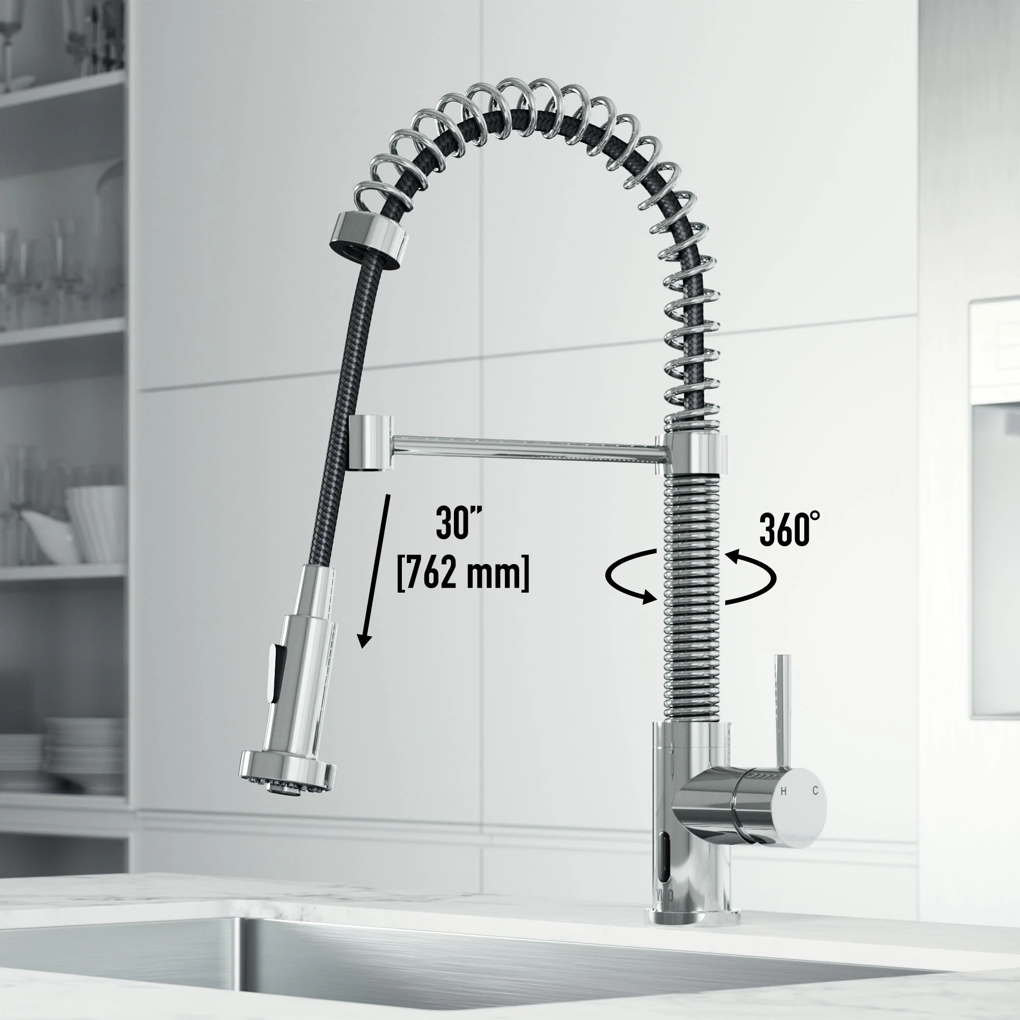 Edison Touchless Pull-Down Kitchen Faucet - Image 8