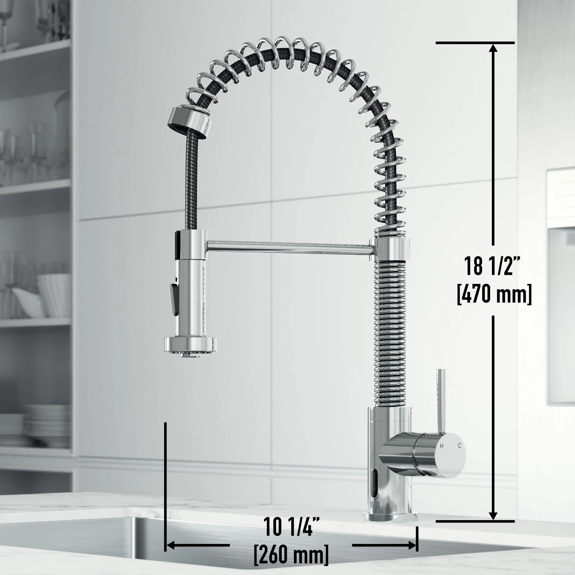 Edison Touchless Pull-Down Kitchen Faucet - Image 9