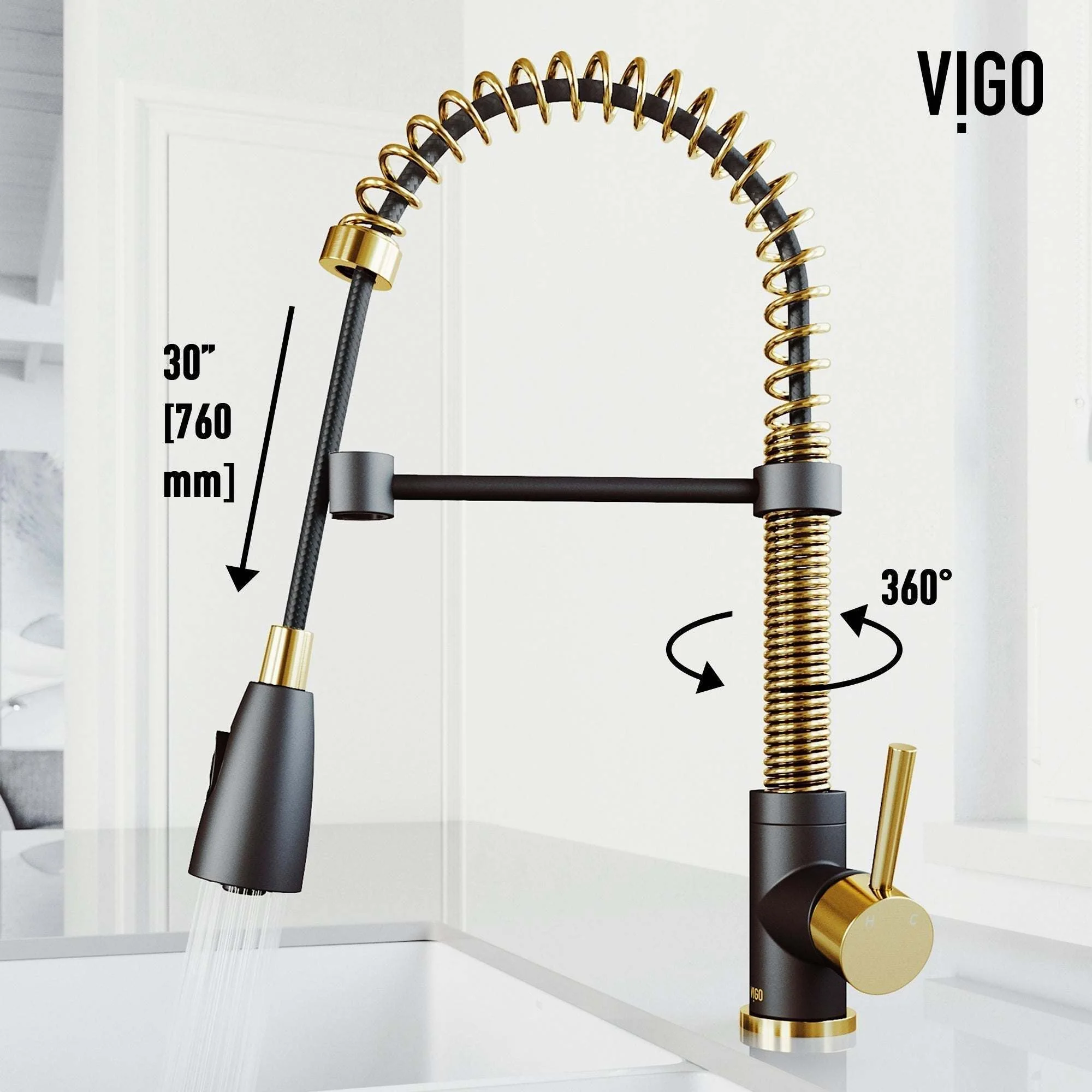 Brant Pull‑Down Spray Kitchen Faucet - Image 21