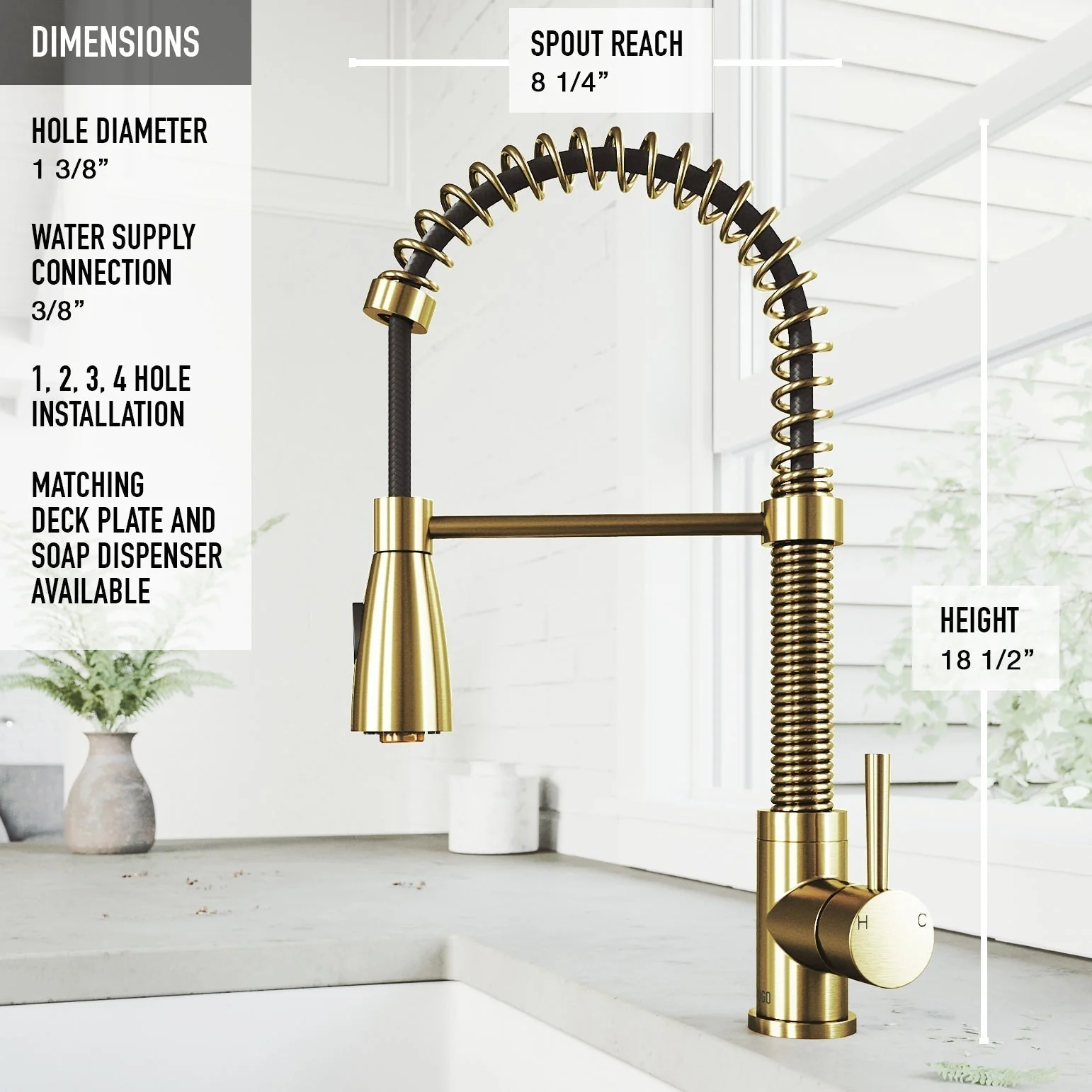 Brant Pull‑Down Spray Kitchen Faucet - Image 3