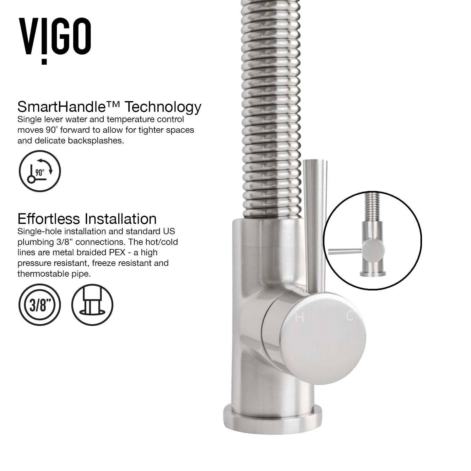 Brant Pull‑Down Spray Kitchen Faucet - Image 34