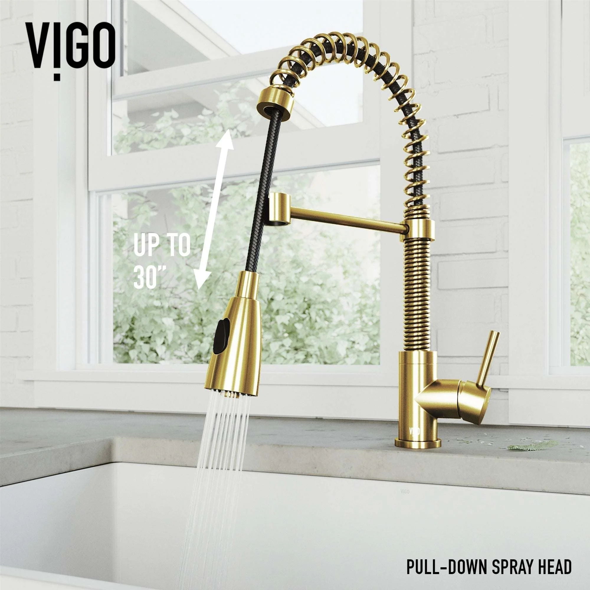 Brant Pull‑Down Spray Kitchen Faucet - Image 7
