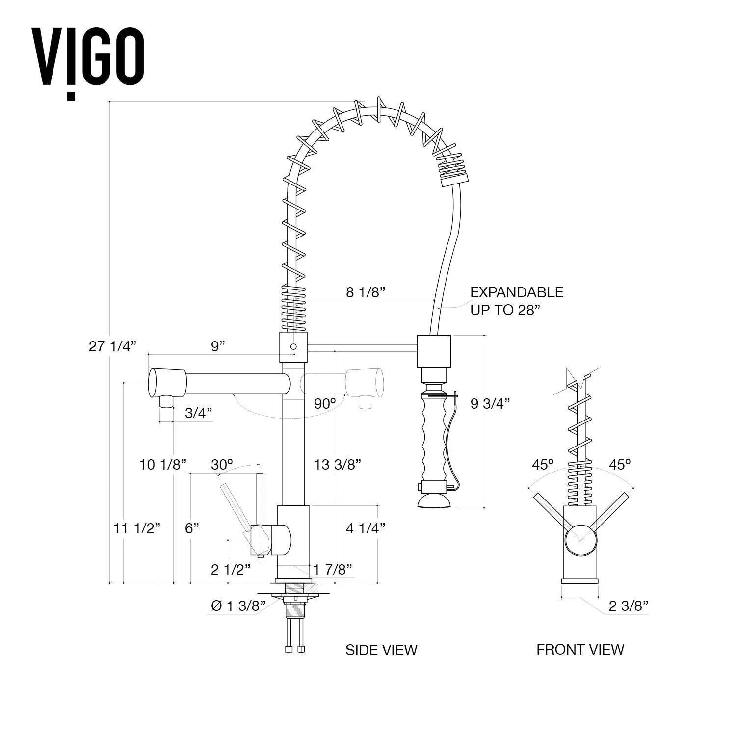Zurich Pull-Down Kitchen Faucet - Image 13
