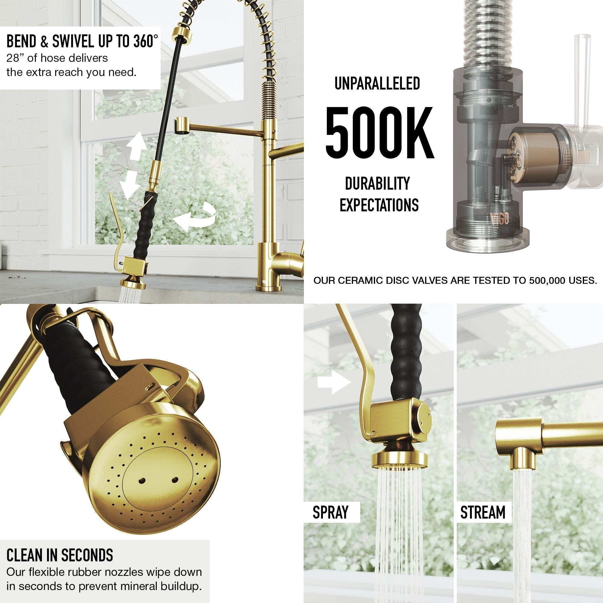 Zurich Pull-Down Kitchen Faucet - Image 19