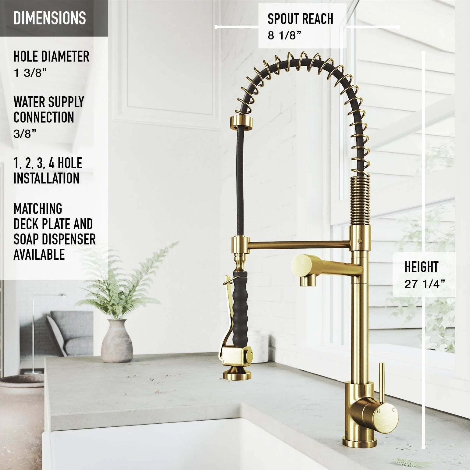 Zurich Pull-Down Kitchen Faucet - Image 23