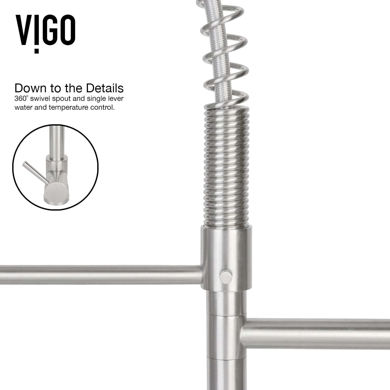 Zurich Pull-Down Kitchen Faucet - Image 30