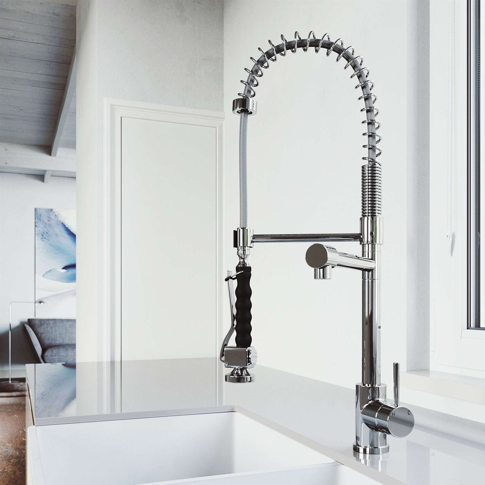 Zurich Pull-Down Kitchen Faucet - Image 36