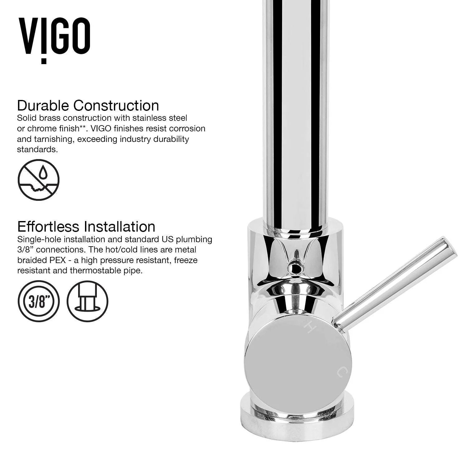 Zurich Pull-Down Kitchen Faucet - Image 43