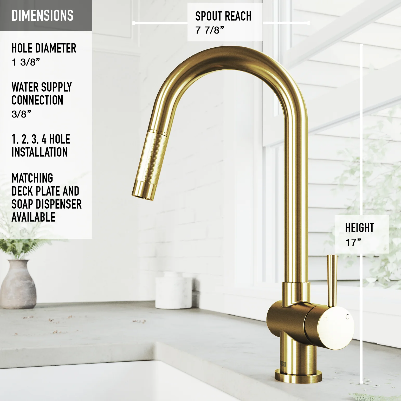 Gramercy Pull-Down Kitchen Faucet - Image 10
