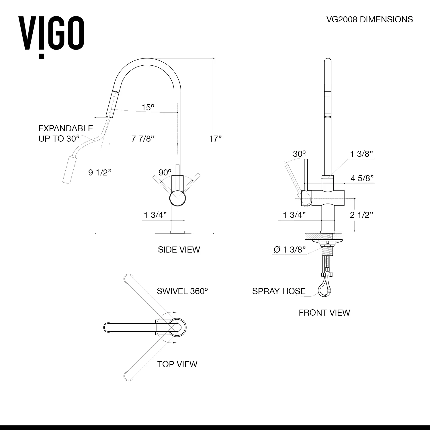 Gramercy Pull-Down Kitchen Faucet - Image 34