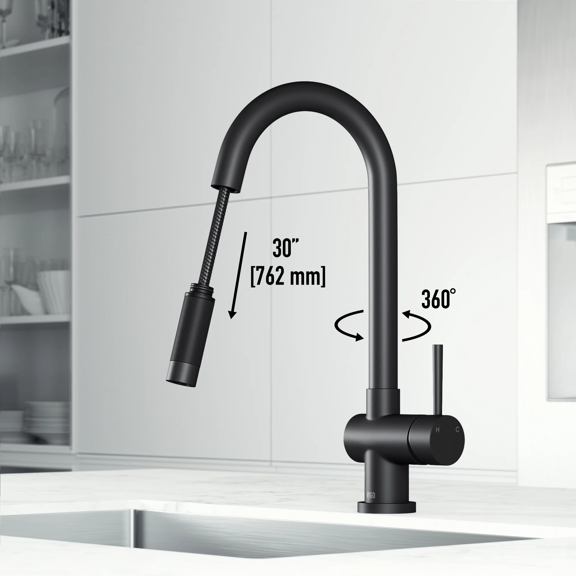 Gramercy Pull-Down Kitchen Faucet - Image 23