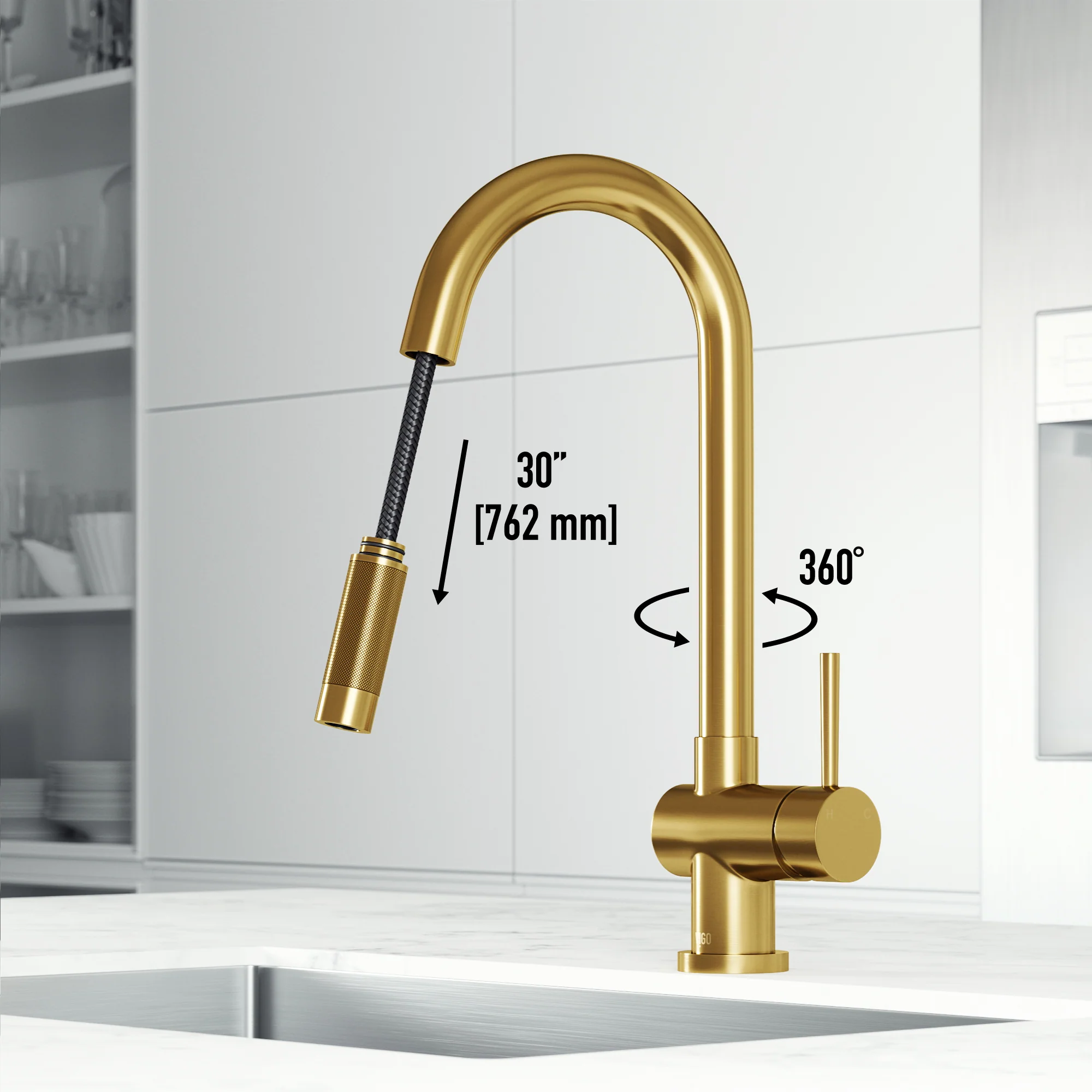 Gramercy Pull-Down Kitchen Faucet - Image 38