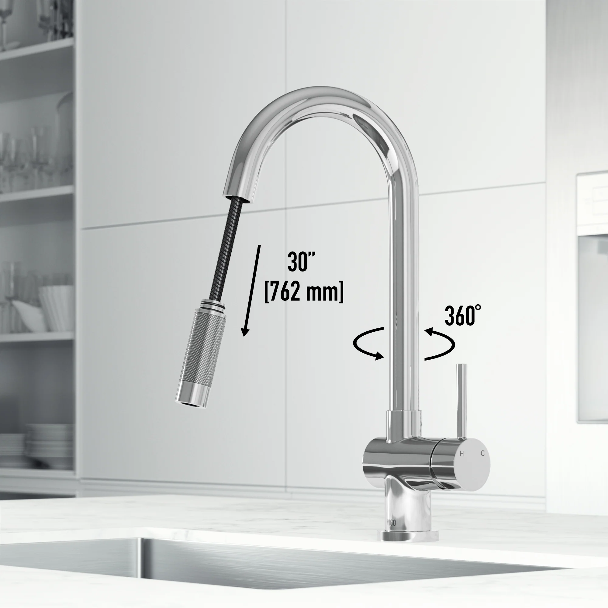 Gramercy Pull-Down Kitchen Faucet - Image 8