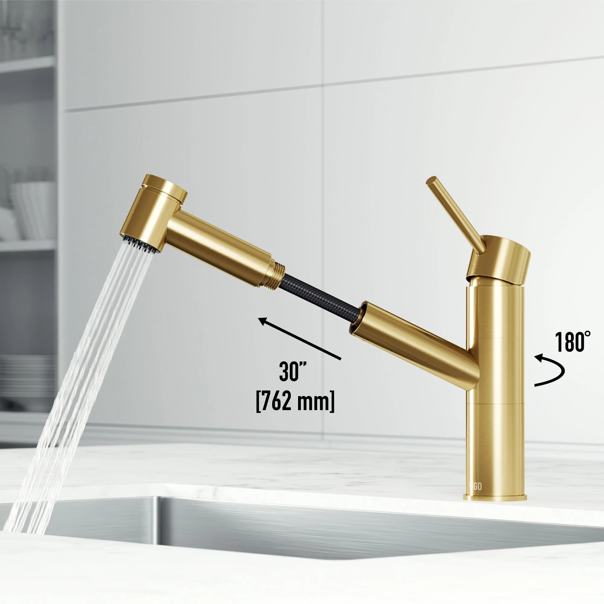 Branson Pull-Out Kitchen Faucet - Image 22