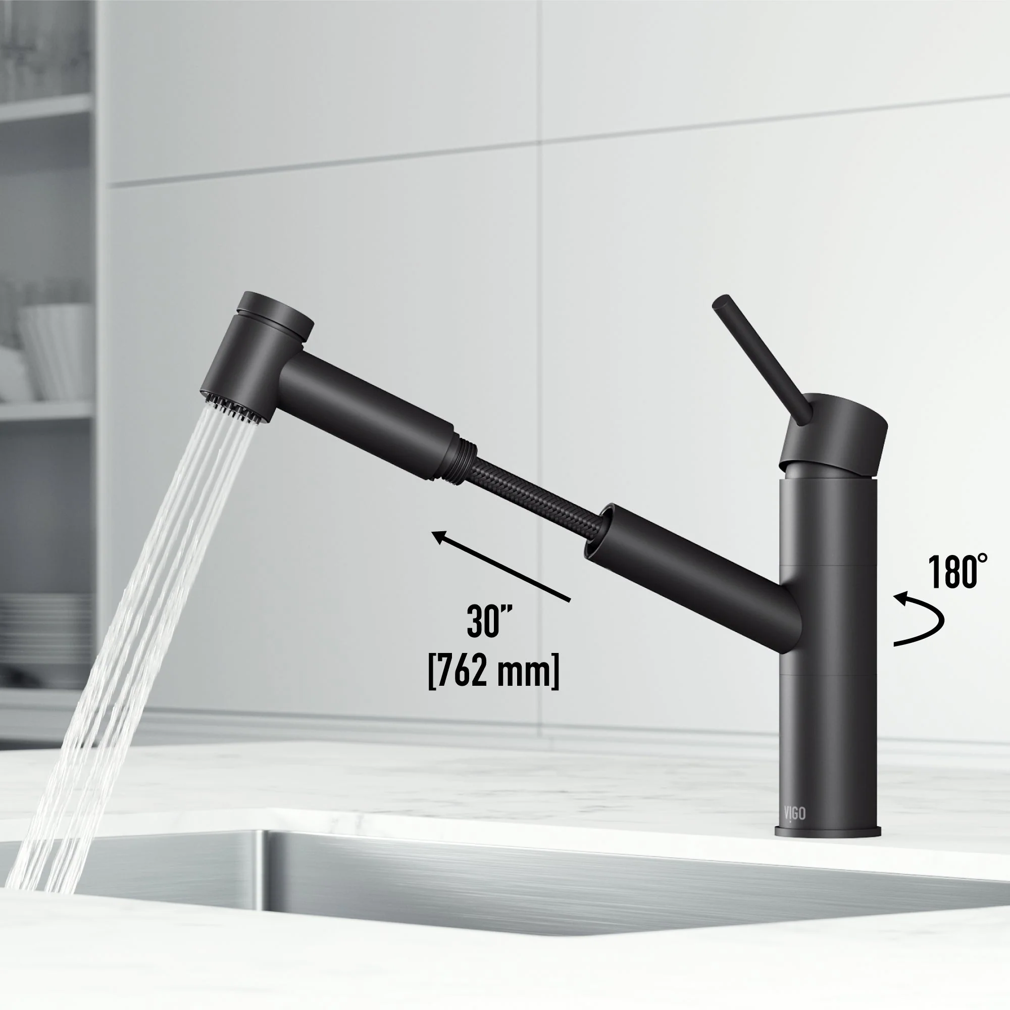Branson Pull-Out Kitchen Faucet - Image 8