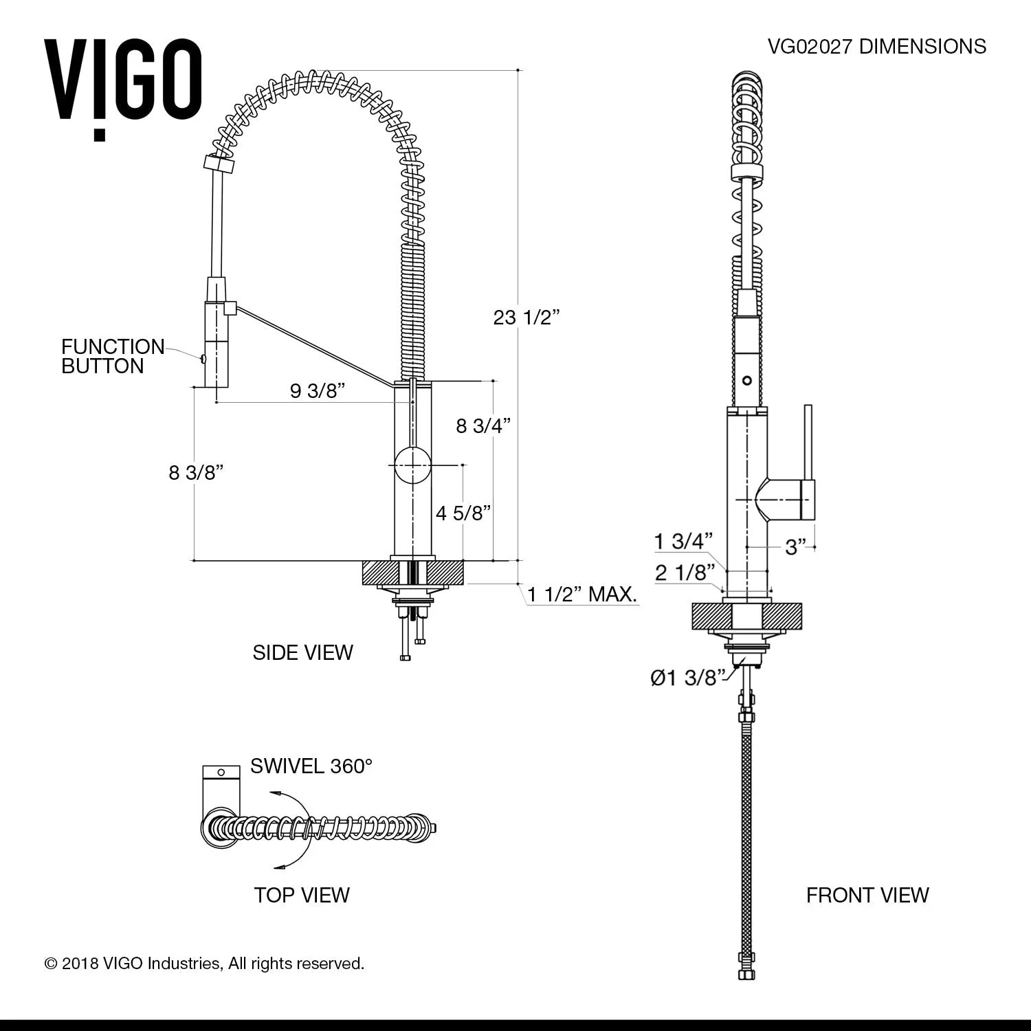 Madison Pull-Down Kitchen Faucet - Image 31