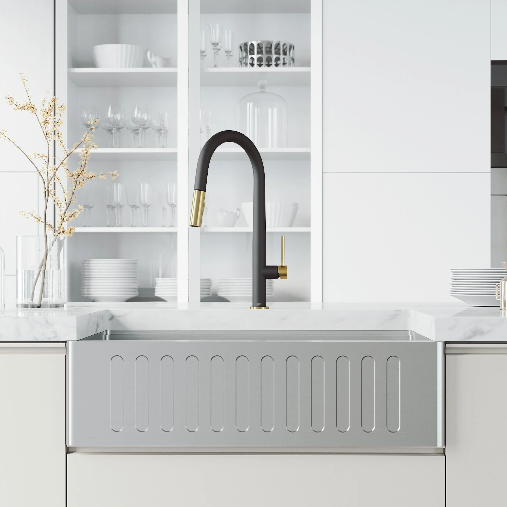 Greenwich Pull-Down Spray Kitchen Faucet - Image 20