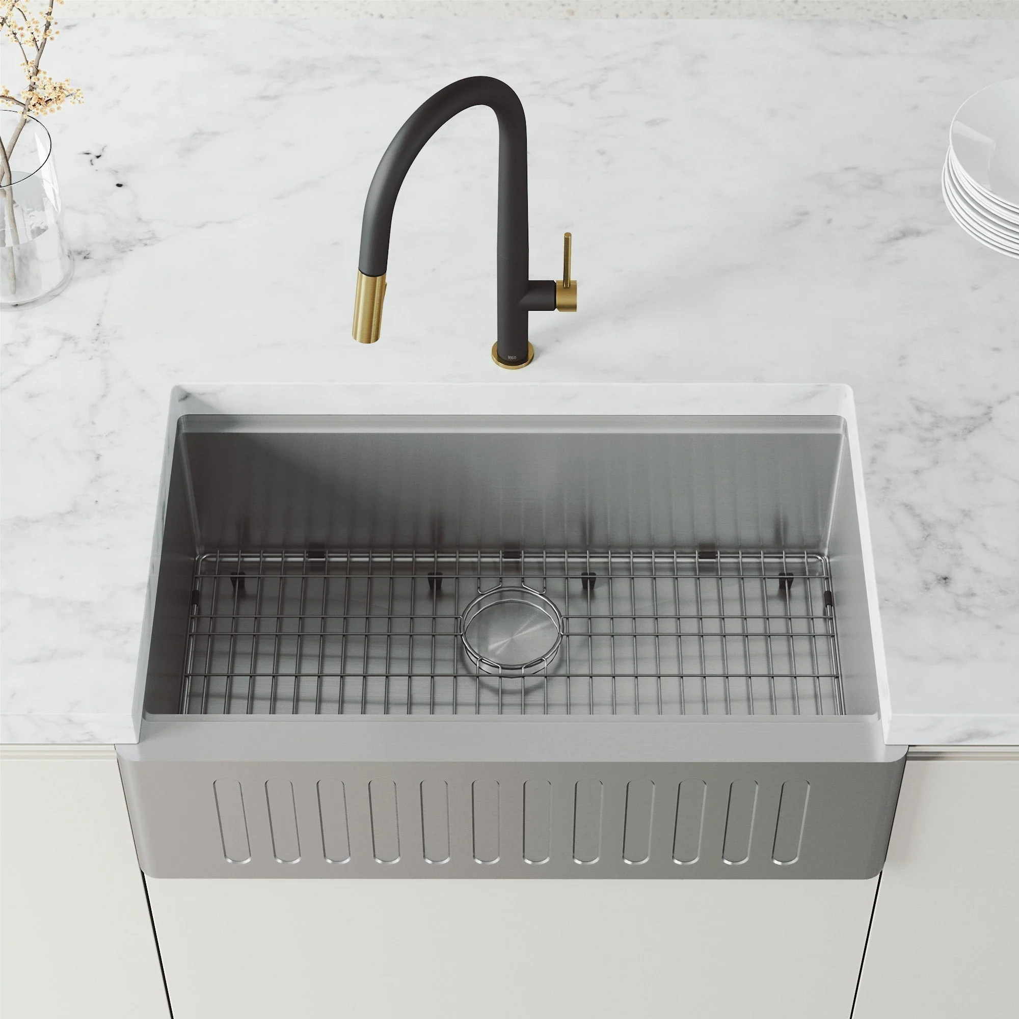 Greenwich Pull-Down Spray Kitchen Faucet - Image 21