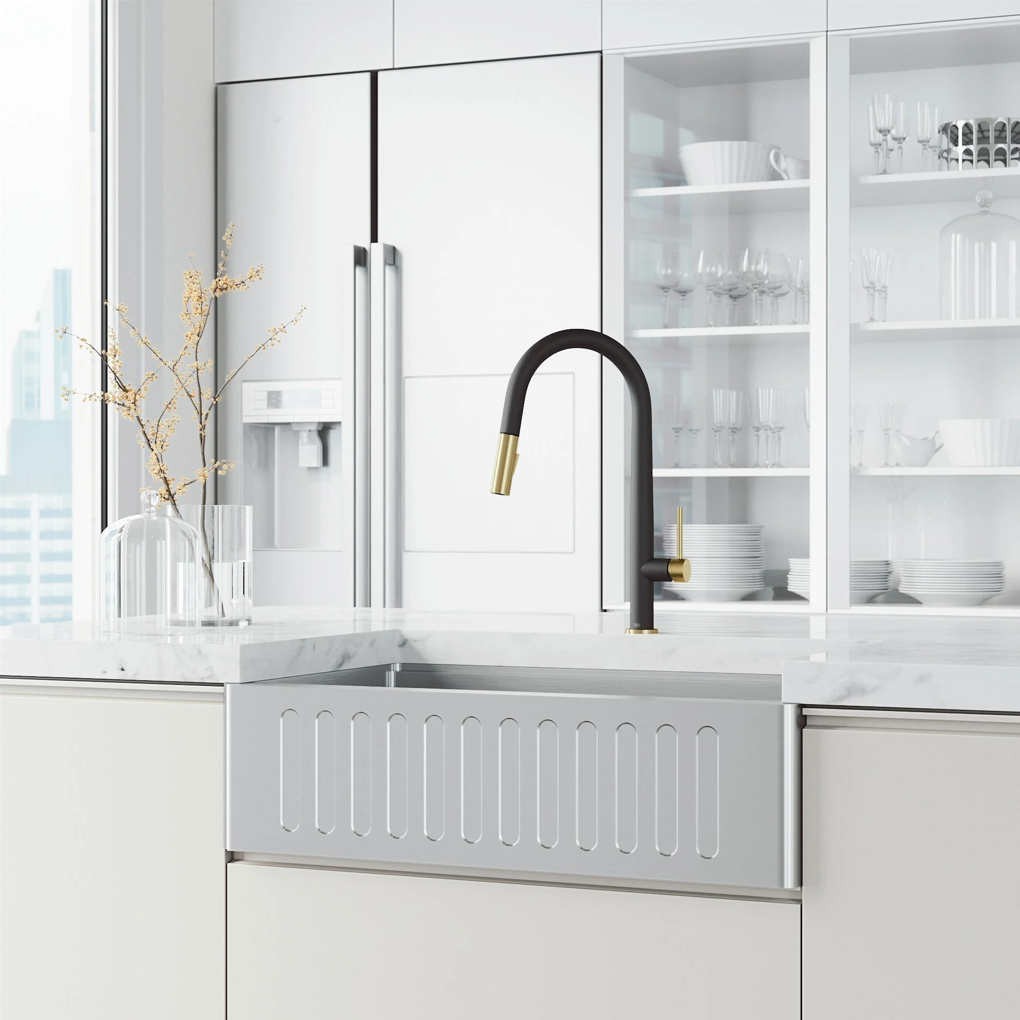Greenwich Pull-Down Spray Kitchen Faucet - Image 22