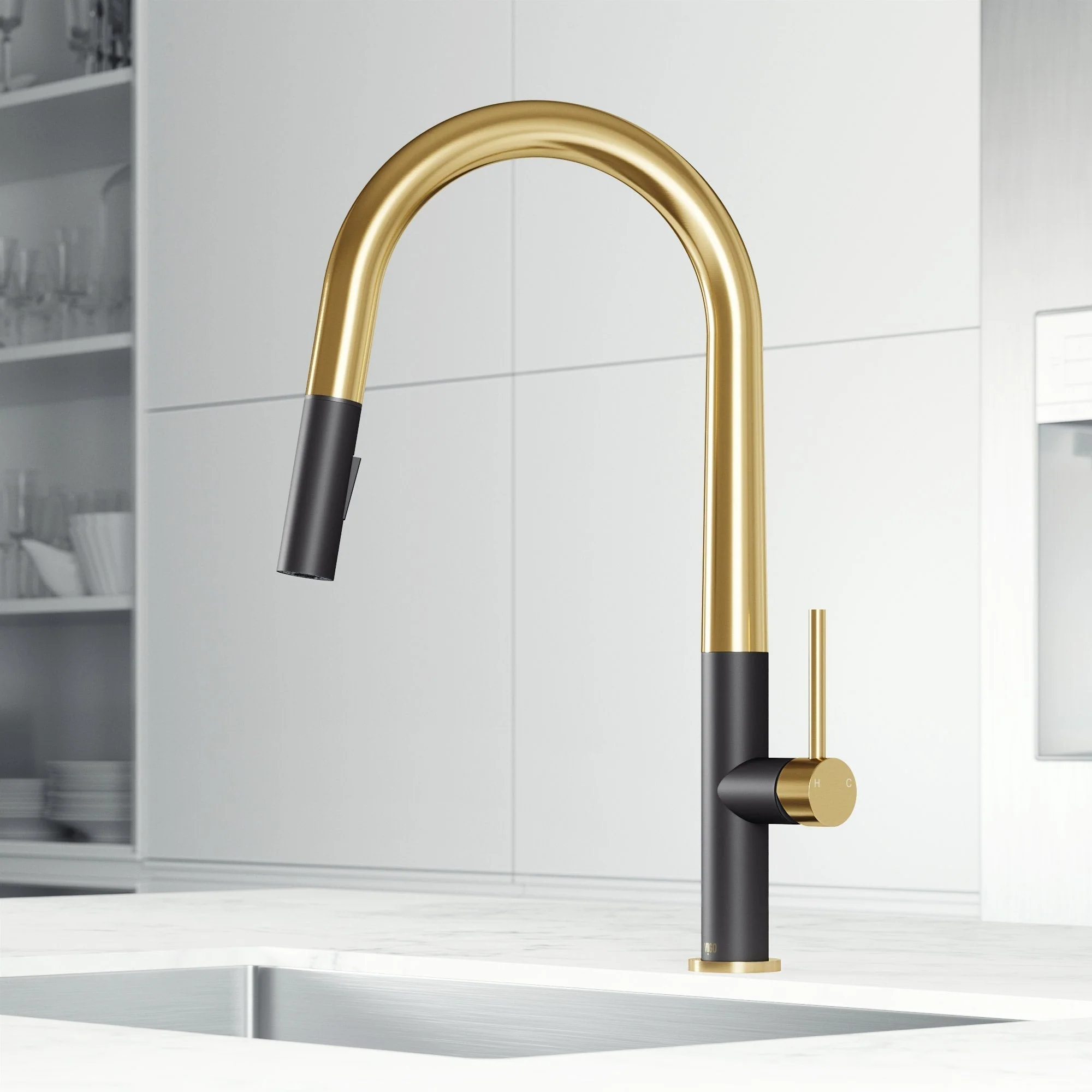 Greenwich Pull-Down Spray Kitchen Faucet - Image 28