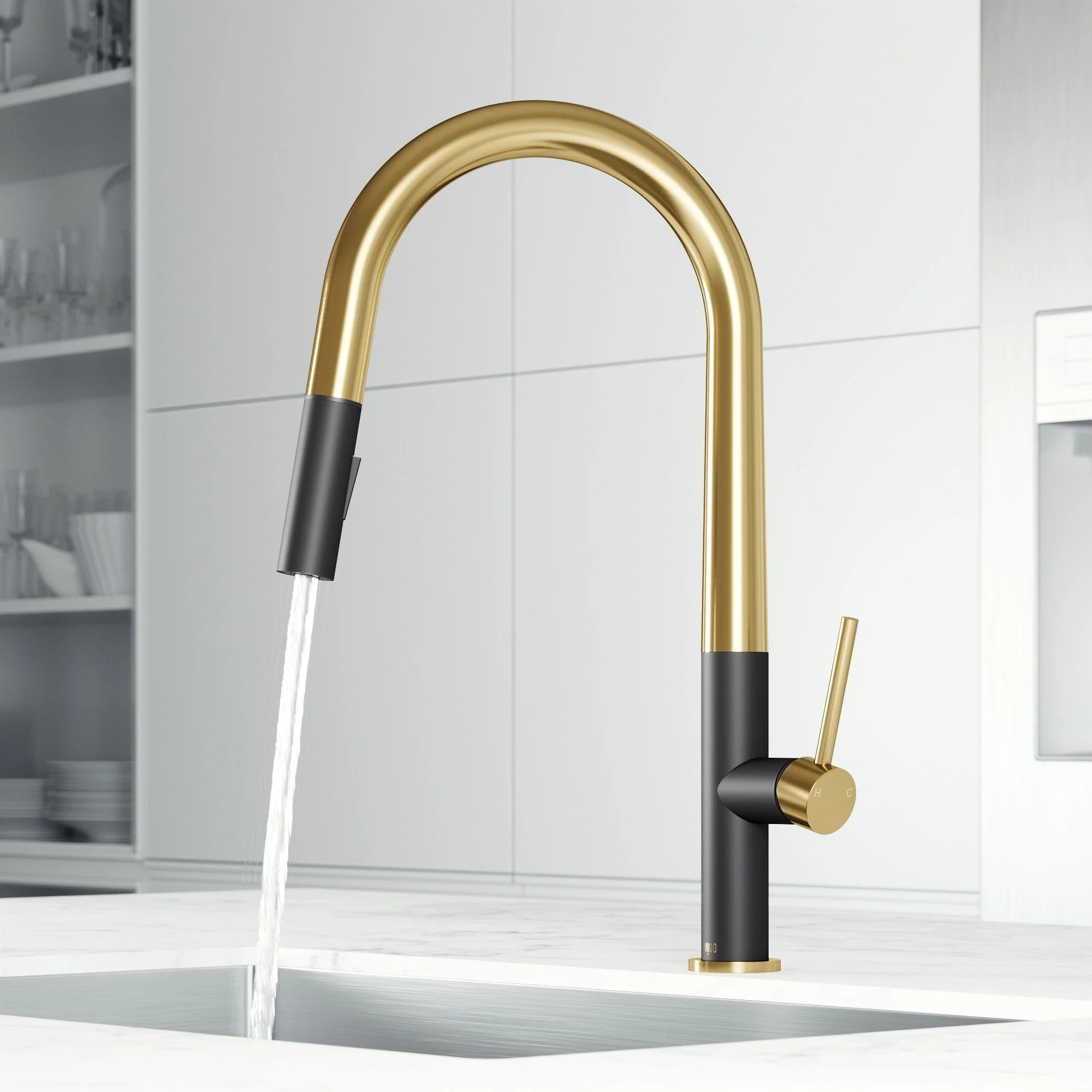 Greenwich Pull-Down Spray Kitchen Faucet - Image 30
