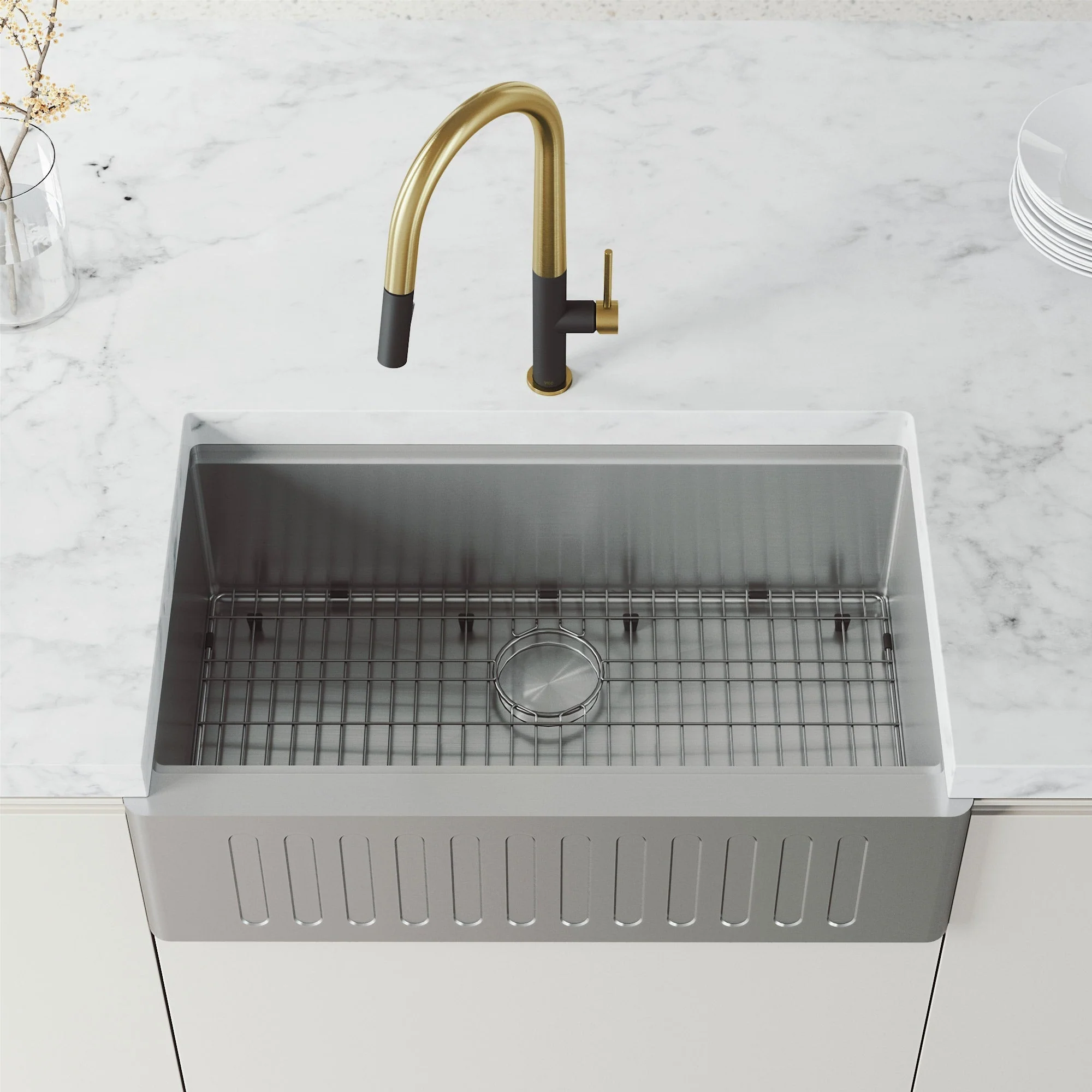Greenwich Pull-Down Spray Kitchen Faucet - Image 35