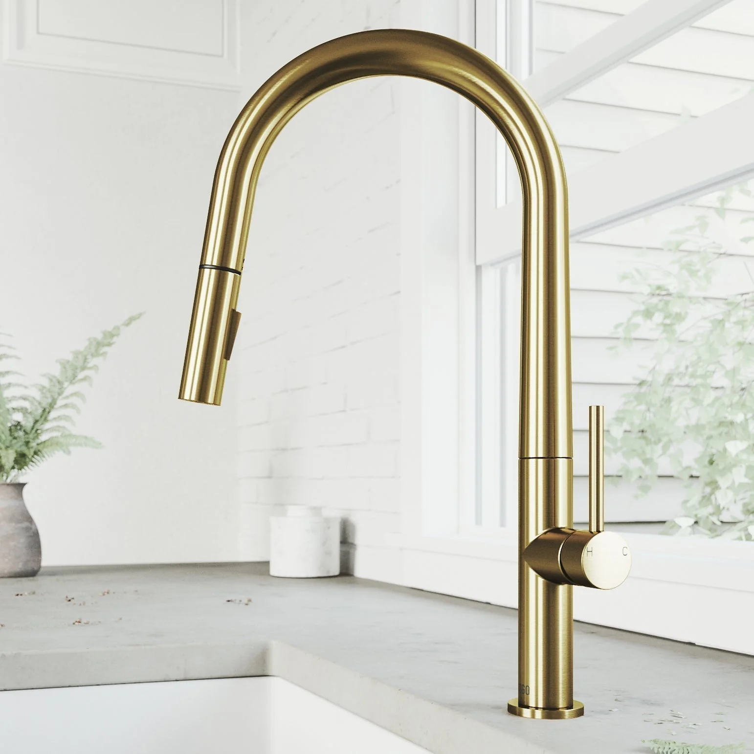 Greenwich Pull-Down Spray Kitchen Faucet - Image 38