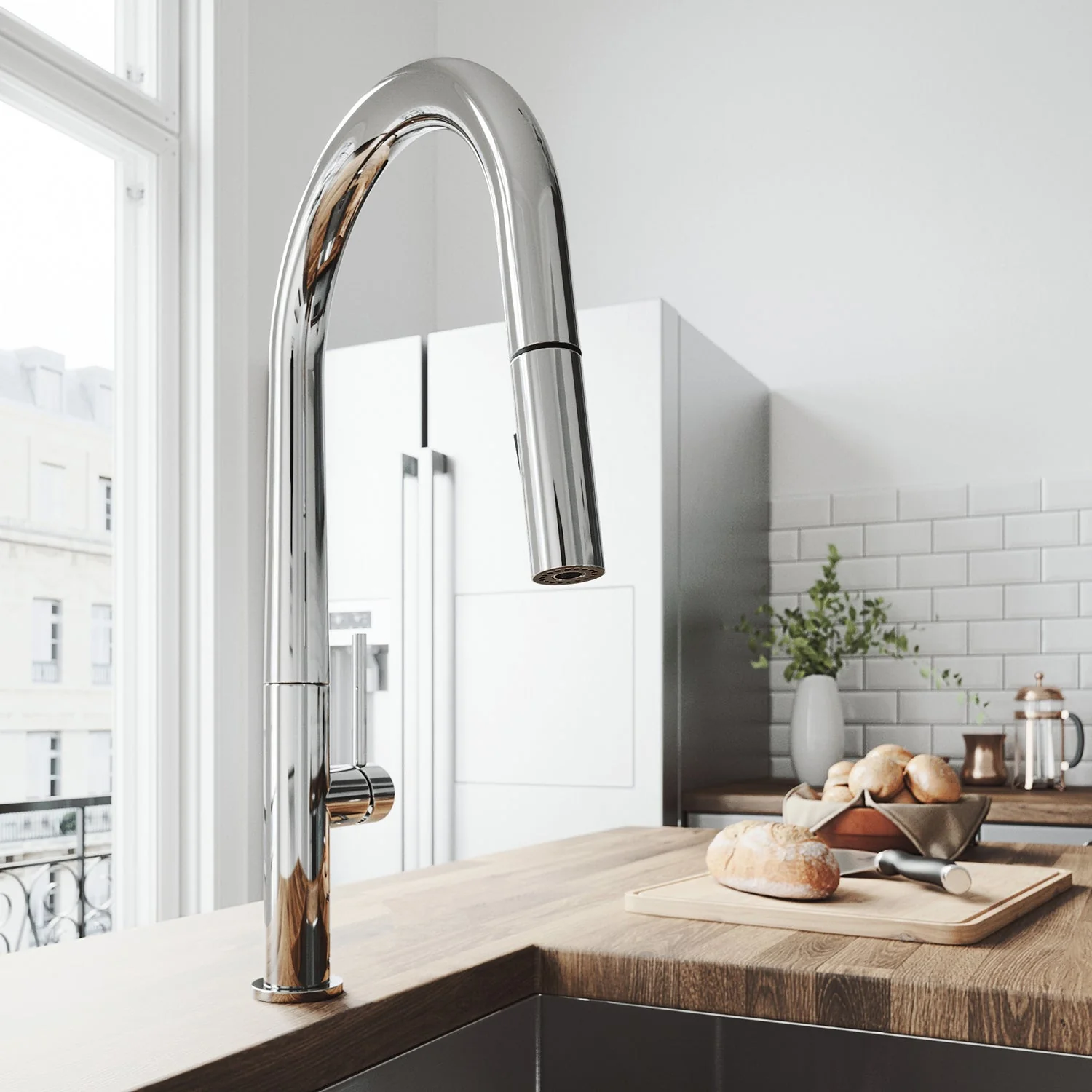 Greenwich Pull-Down Spray Kitchen Faucet - Image 4