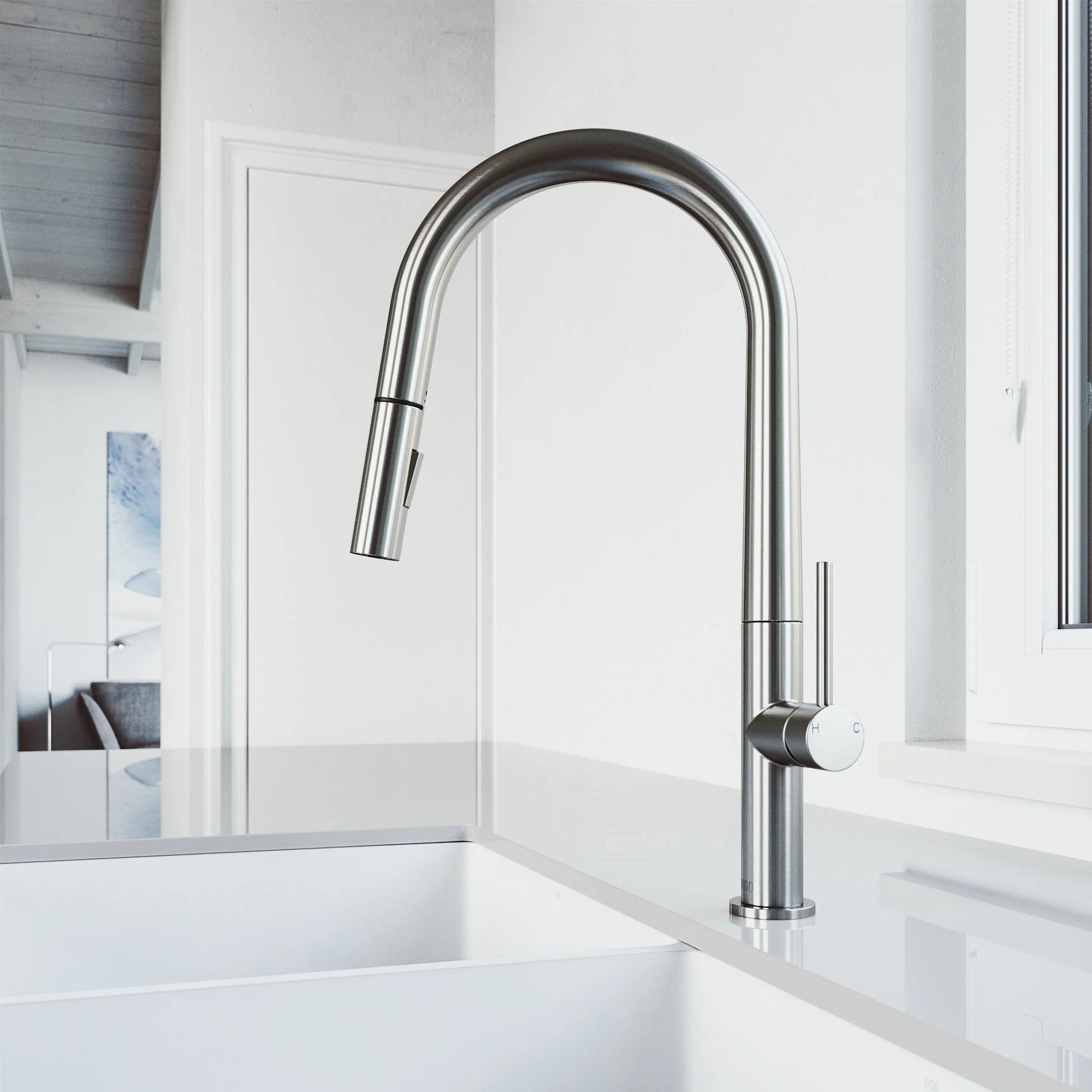 Greenwich Pull-Down Spray Kitchen Faucet - Image 48