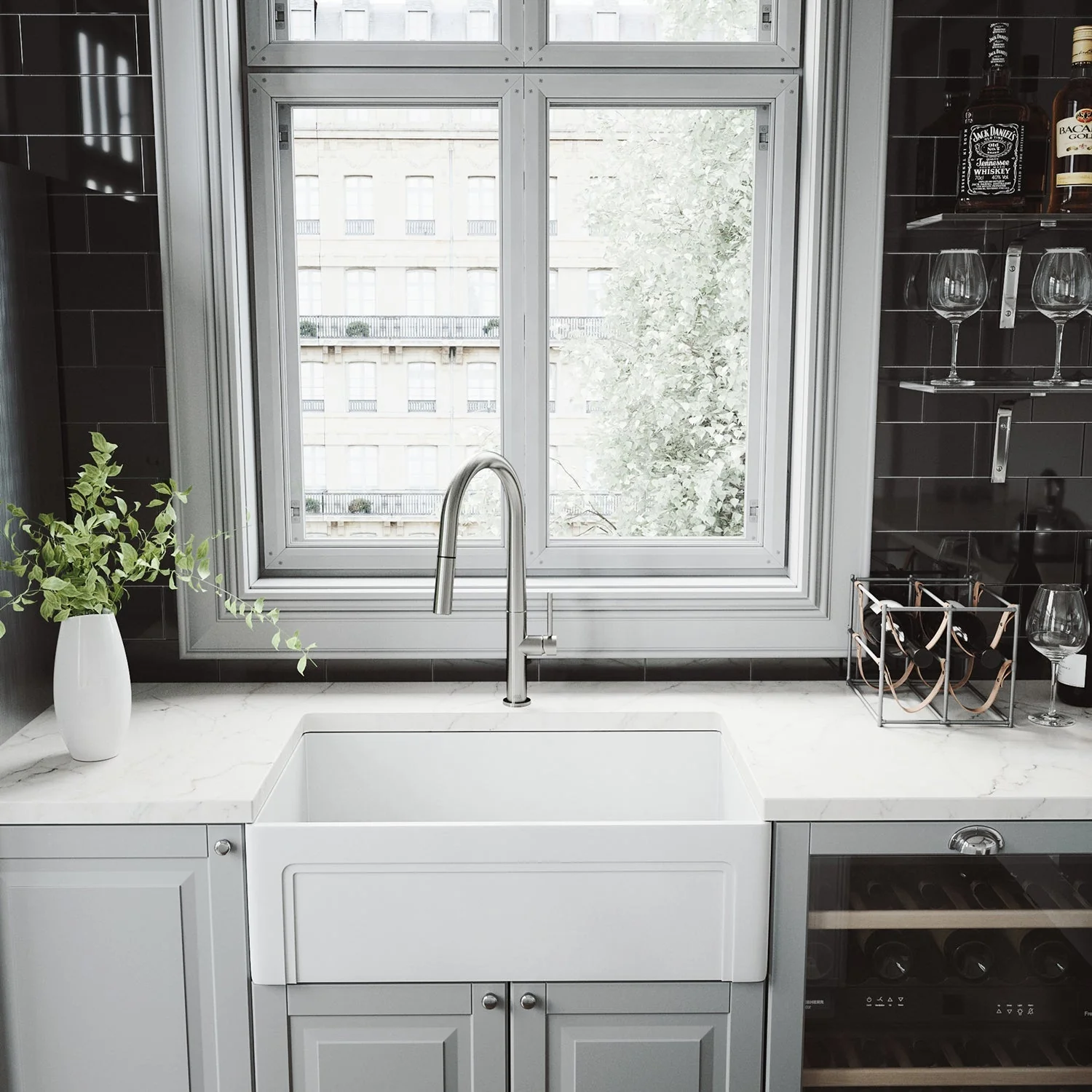 Greenwich Pull-Down Spray Kitchen Faucet - Image 53