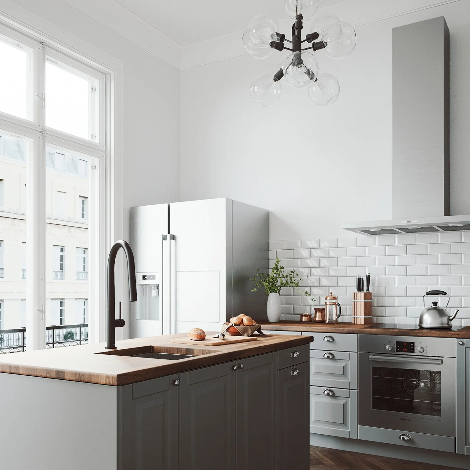 Greenwich Pull-Down Spray Kitchen Faucet - Image 65