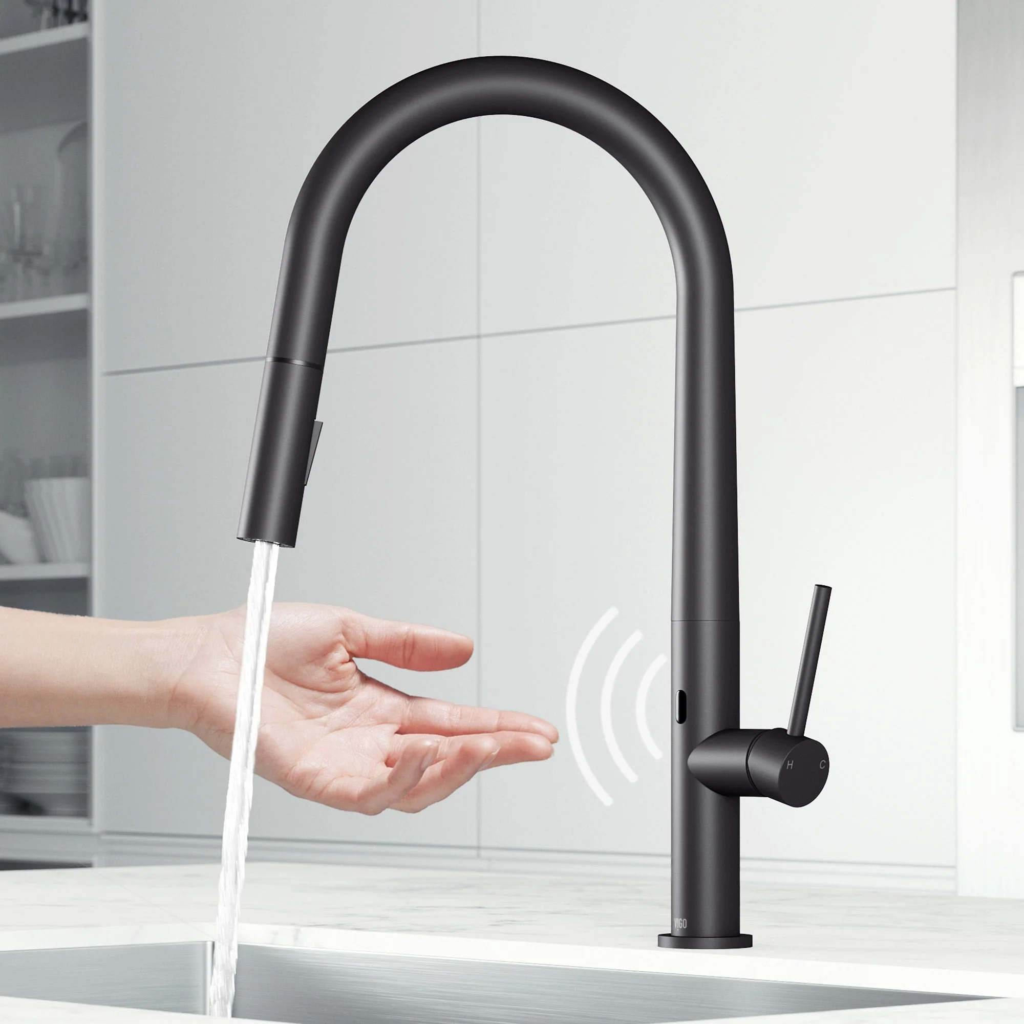 Greenwich Touchless Pull-Down Kitchen Faucet - Image 16