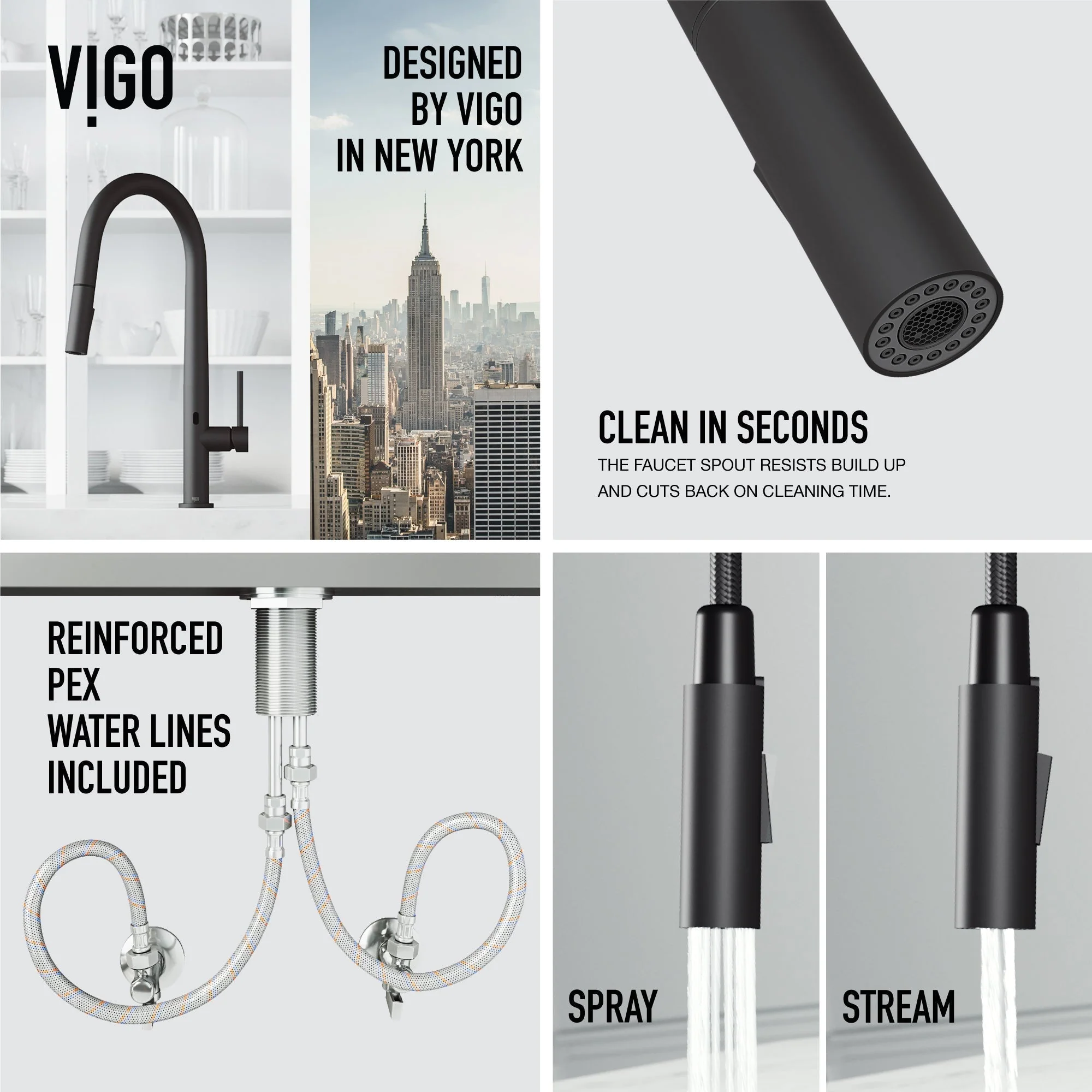 Greenwich Touchless Pull-Down Kitchen Faucet - Image 25