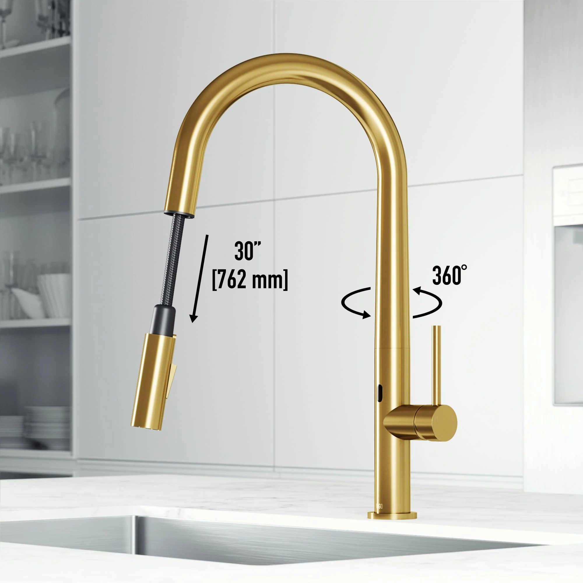 Greenwich Touchless Pull-Down Kitchen Faucet - Image 38